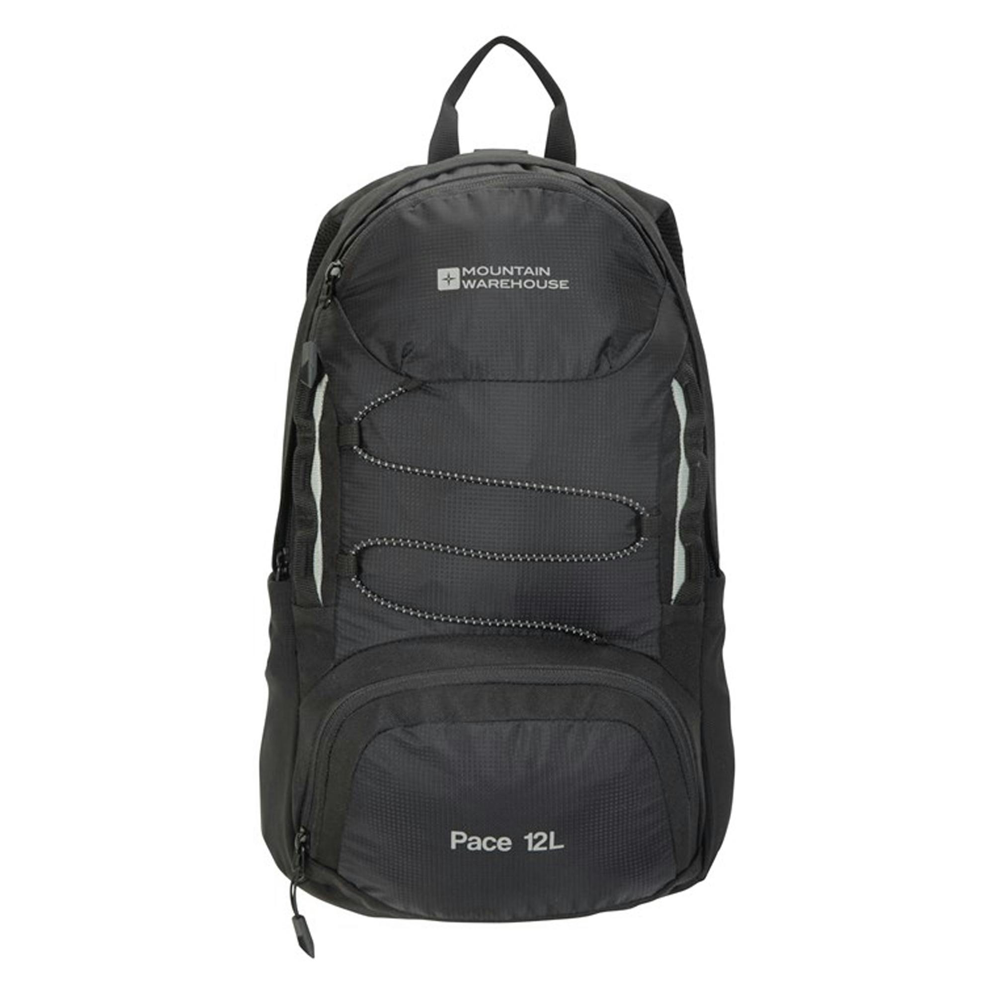 Mountain Warehouse Black Pace 20L Backpack - One Size