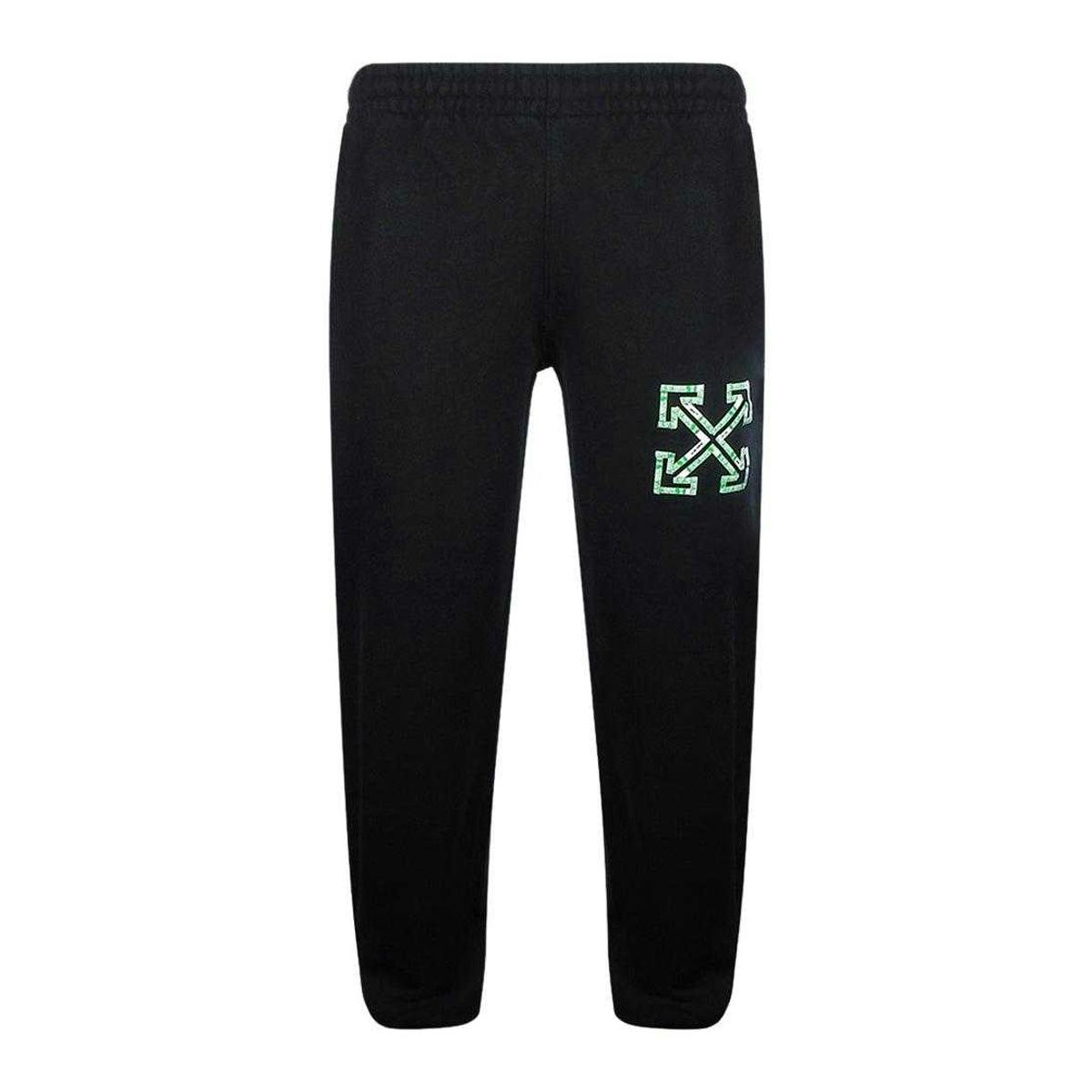 Off-White Unisex White/Black Off- Off Adult Arrows Tape Slim Jogging Bottoms - Xs - 100% Cotton