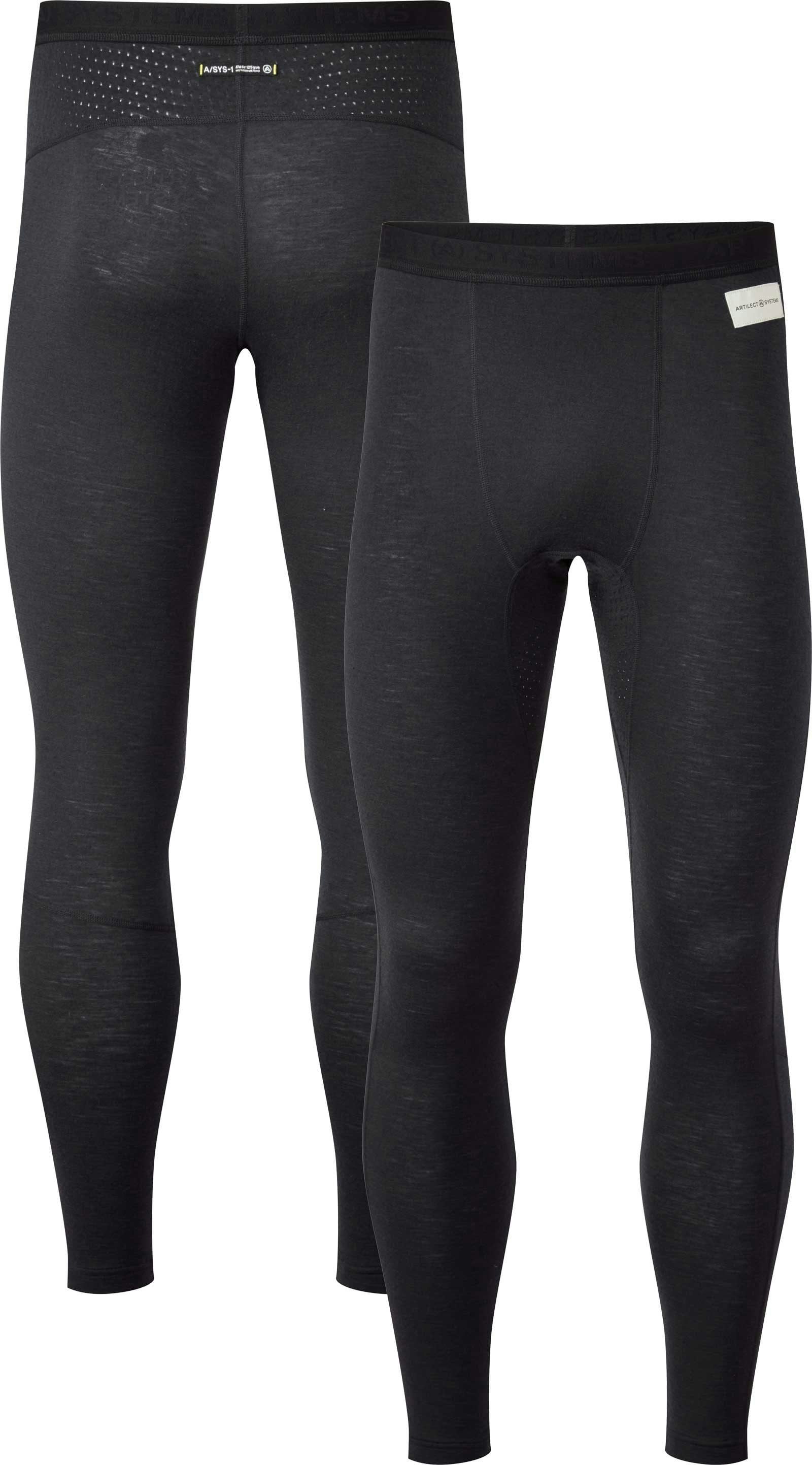 Artilect Men's Black Boulder 125 Leggings {Art-2211122} - Small