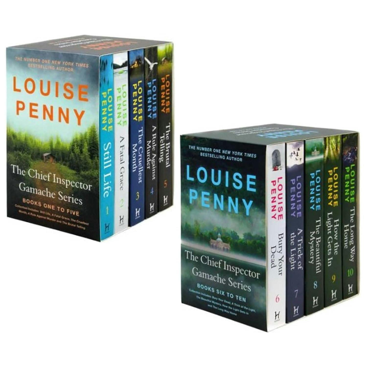 Various Publishers The Chief Inspector Gamache Series Books 1- 10 Collection Box Set By Louise Penny