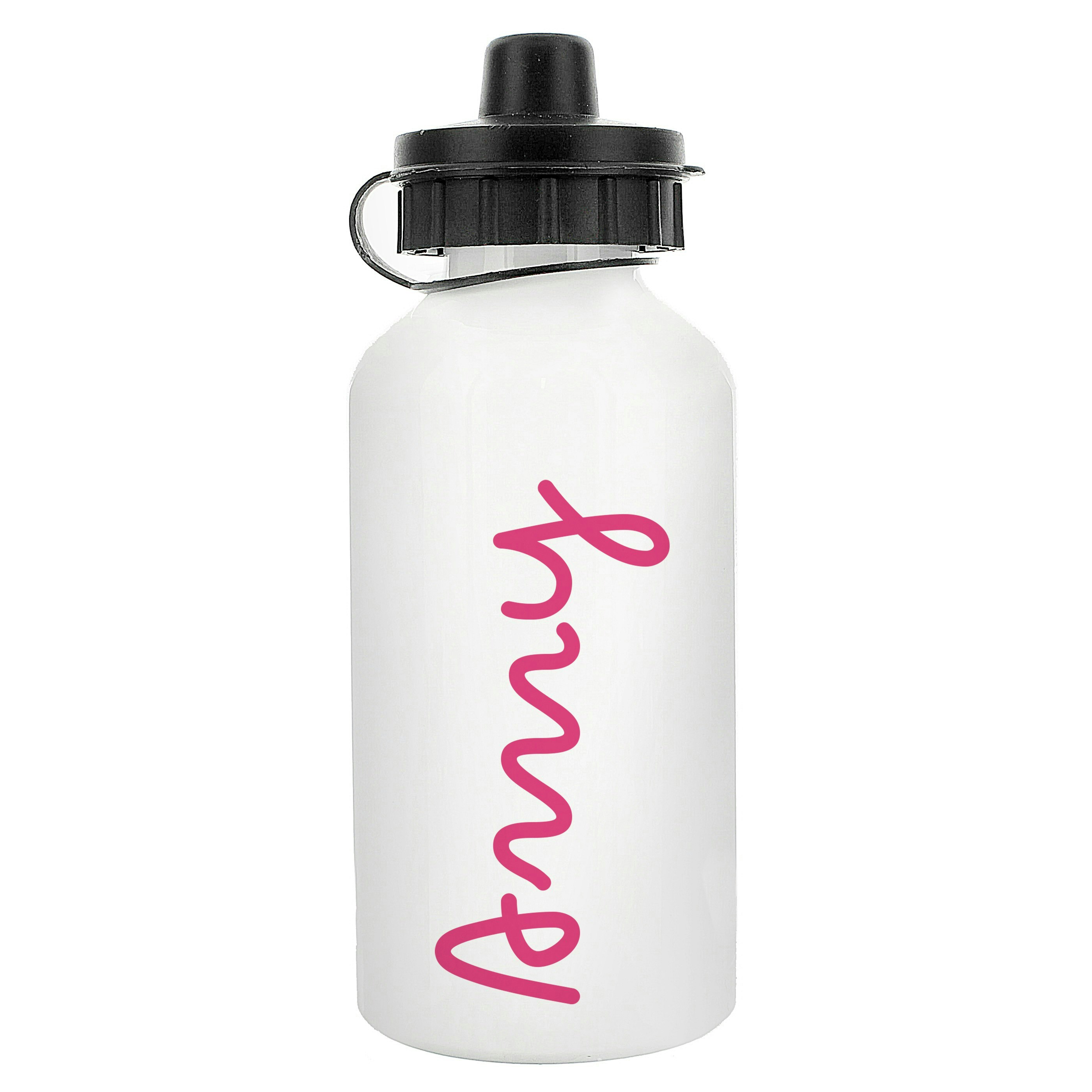 Personalised Memento Company Pink Personalised Name Drinks Bottle