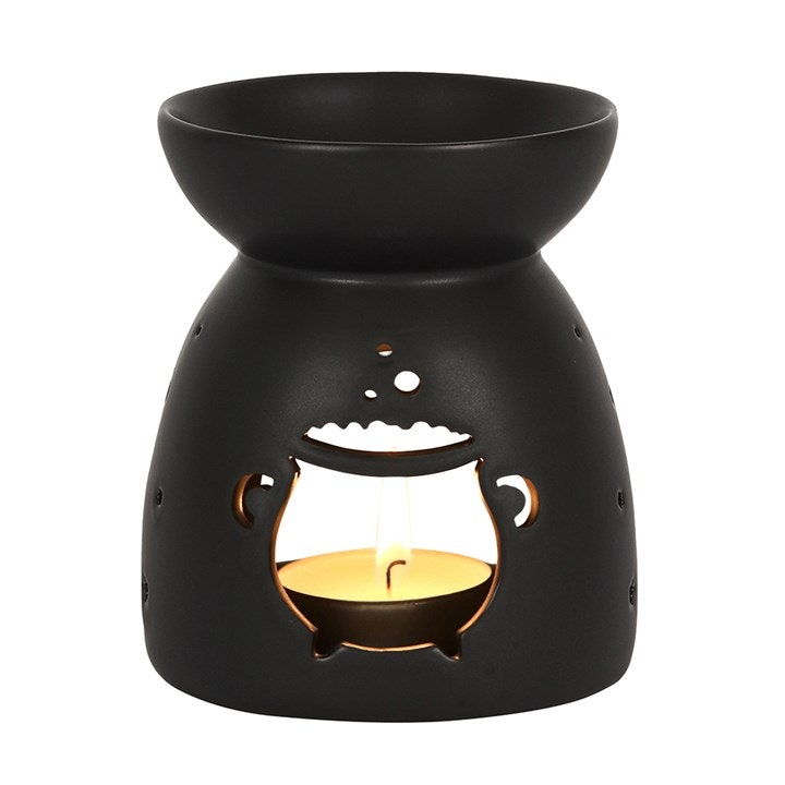 Serano Black Cauldron Cut Out Oil Burner