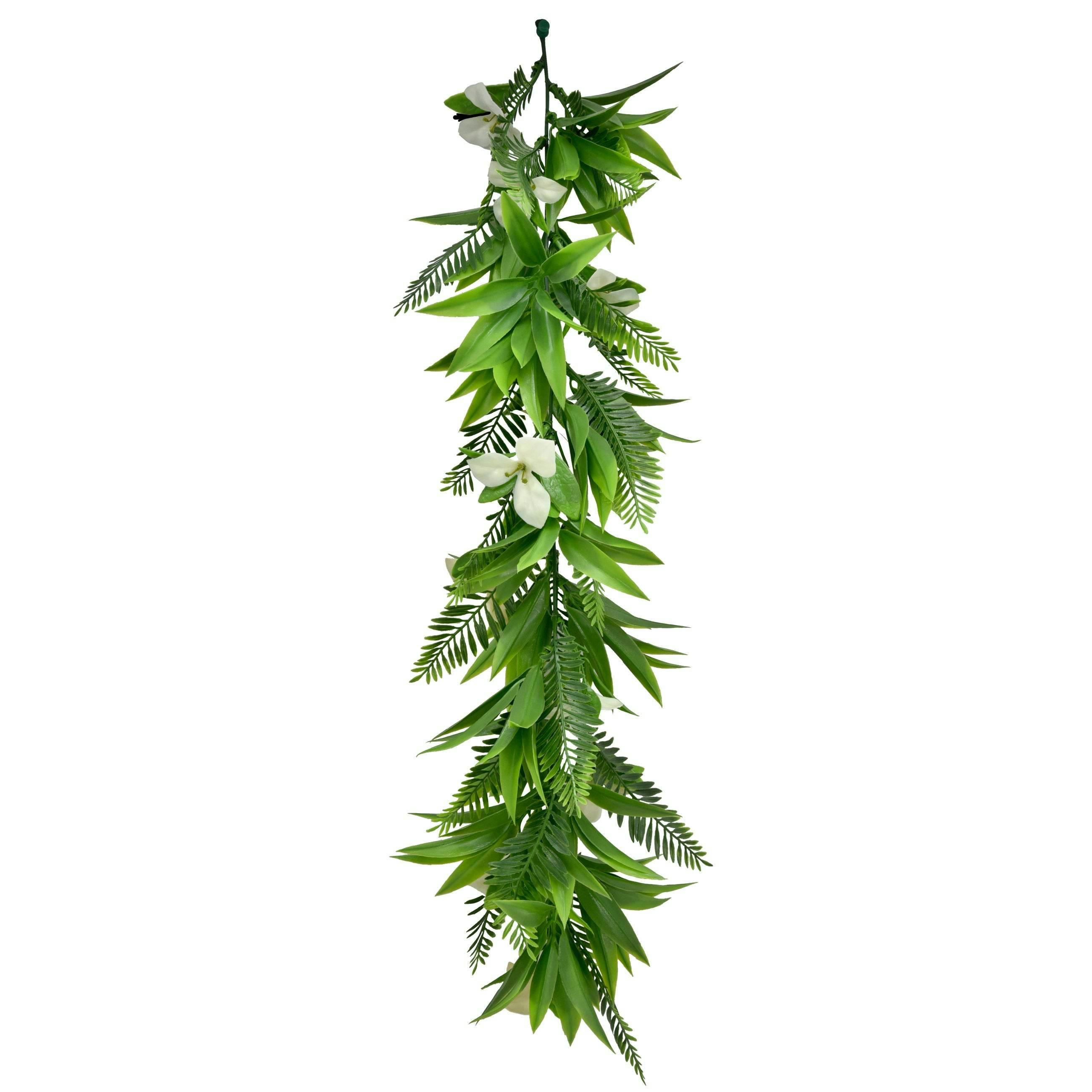 True Products Light/Green Artificial Hawaiian Hanging Vine 65Cm