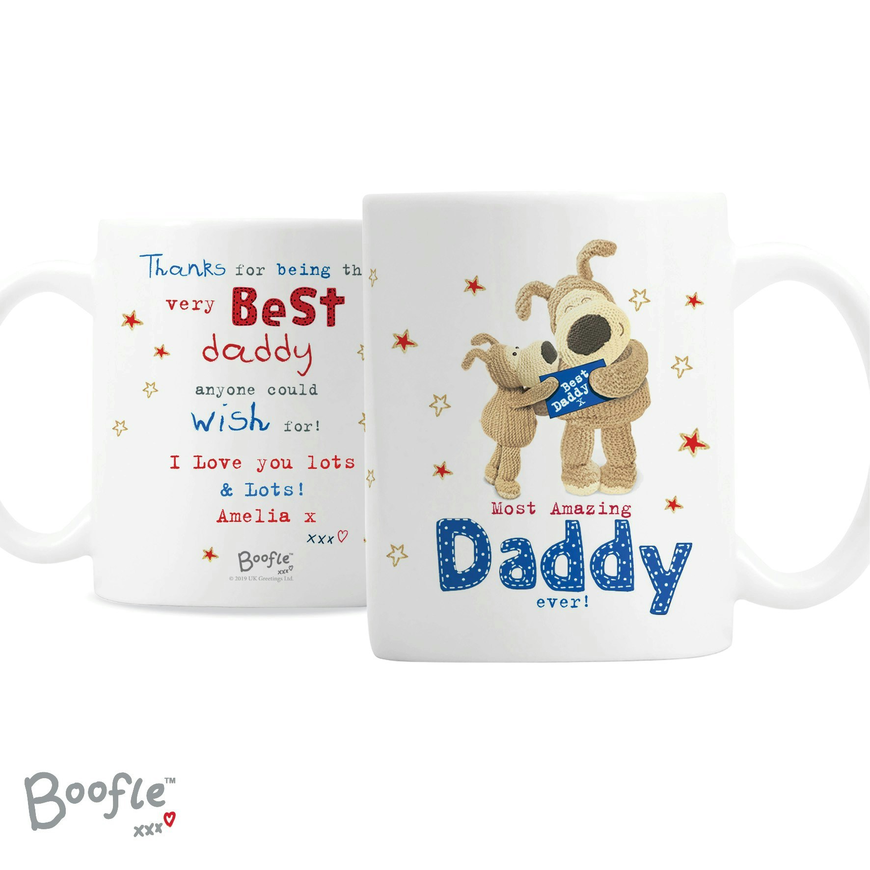 Rackhams Personalised Boofle Most Amazing Daddy Mug