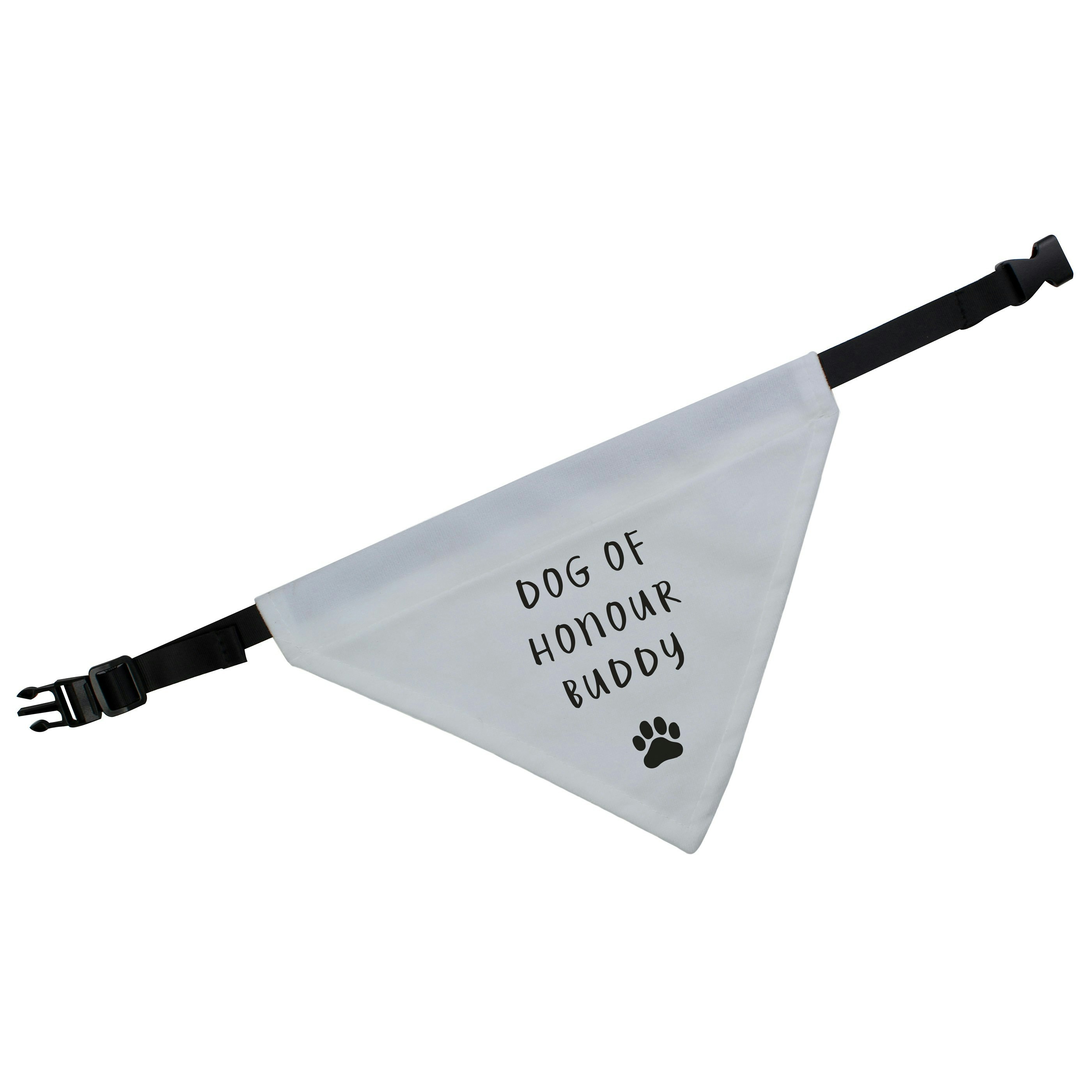 Personalised Memento Company Grey Personalised Dog Bandana