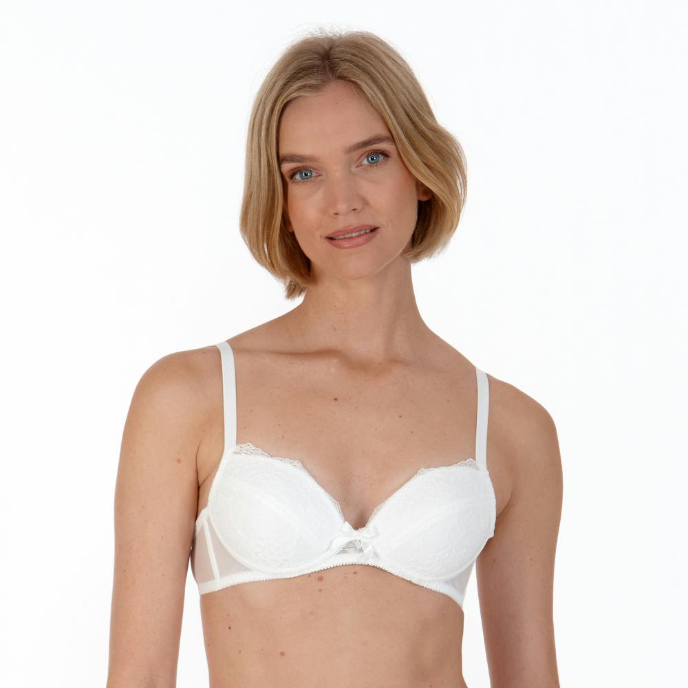 Little Women Women's White Little Amour Non Wired Ultra Padded Bra - 40Aa