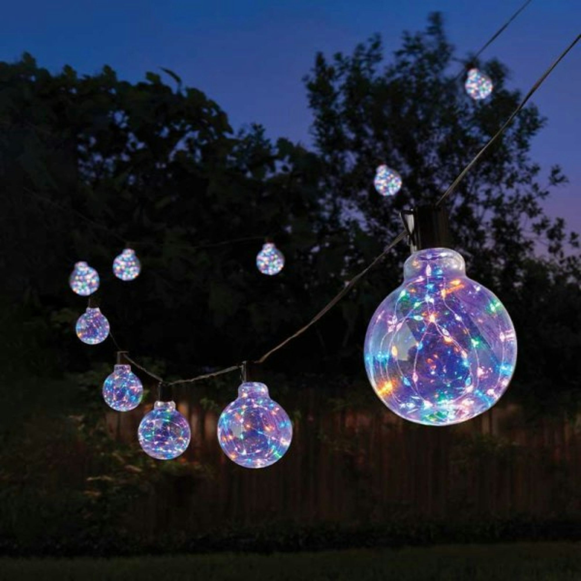Rackhams Light 4.5M Set Of 10 Connectable Galaxy Festoon Firefly String S With Multi-Coloured Leds