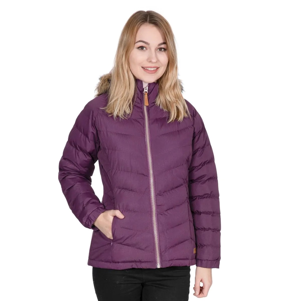 Trespass Women's Purple Nadina Waterproof Padded Jacket - Potent - Potent - Small
