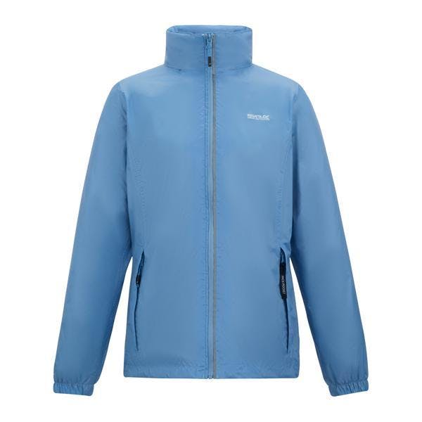 Regatta Women's Corinne Iv Waterproof Jacket - Washed Denim - 14 Uk - Washed Denim - 100% Polyamide