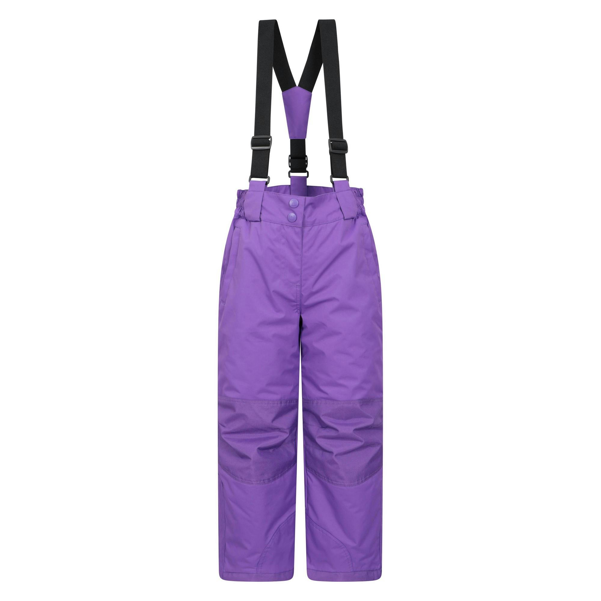 Mountain Warehouse Purple Kids Honey Ski Trousers - Fusion - 2-3 Years - Fusion - 100% Polyester