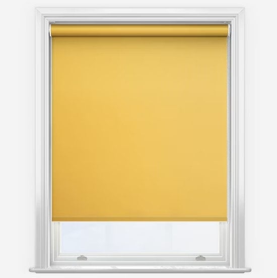 Ochre Thermal Blackout Roller Blind - 180cm width x 165cm drop | Ochre thermal blackout roller blind. 180cm width x 165cm drop. Suitable for recess or face fitting. Energy efficient. - Image 8