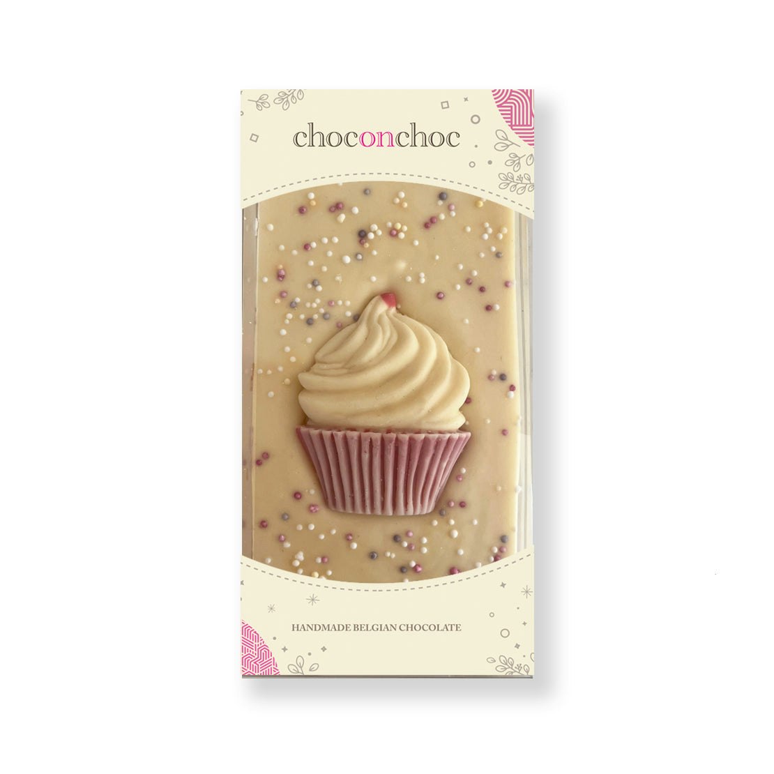 Choc On Choc White Birthday Chocolate Bar