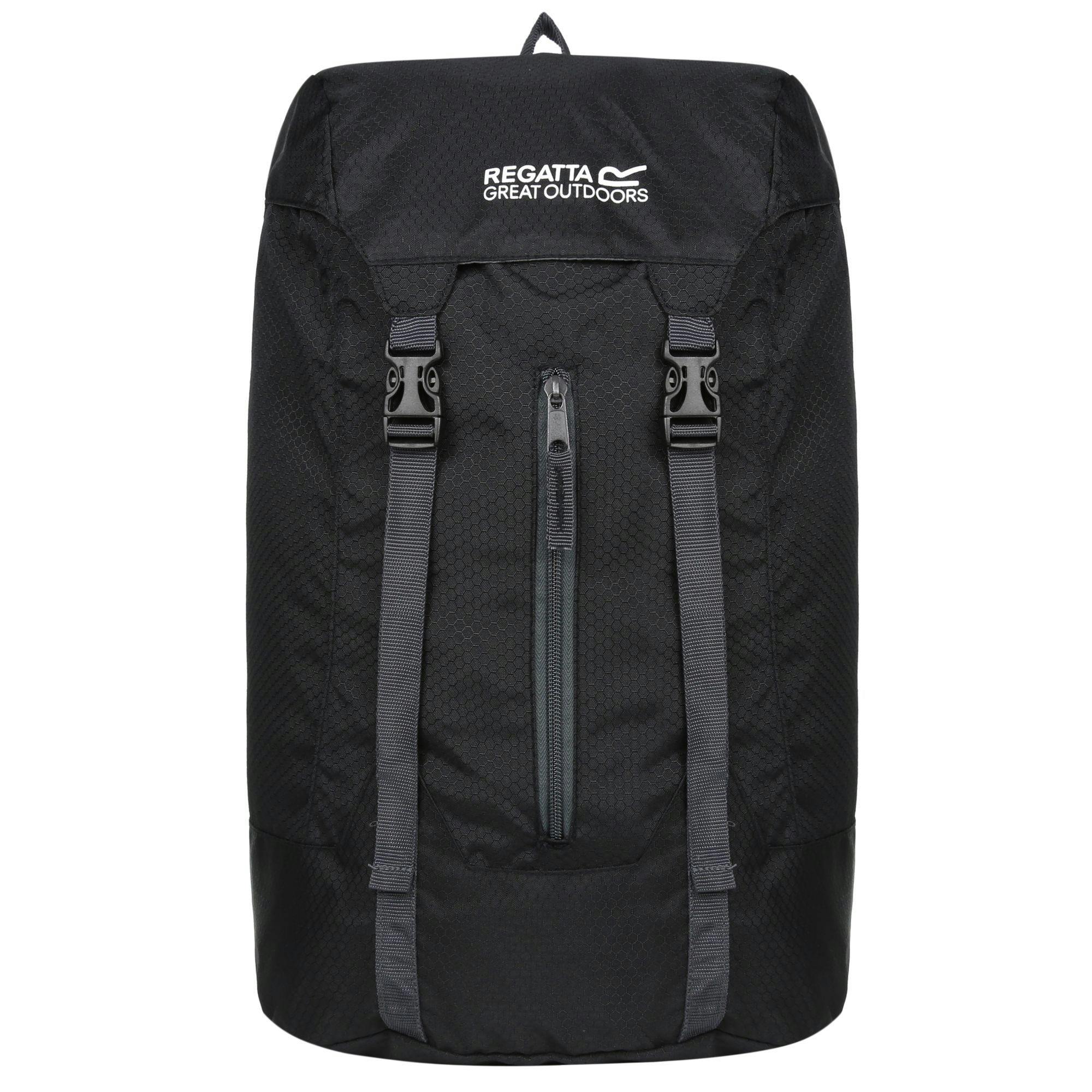 Regatta Black Great Outdoors Easypack Packaway Rucksack/Backpack (25 Litres) - One Size
