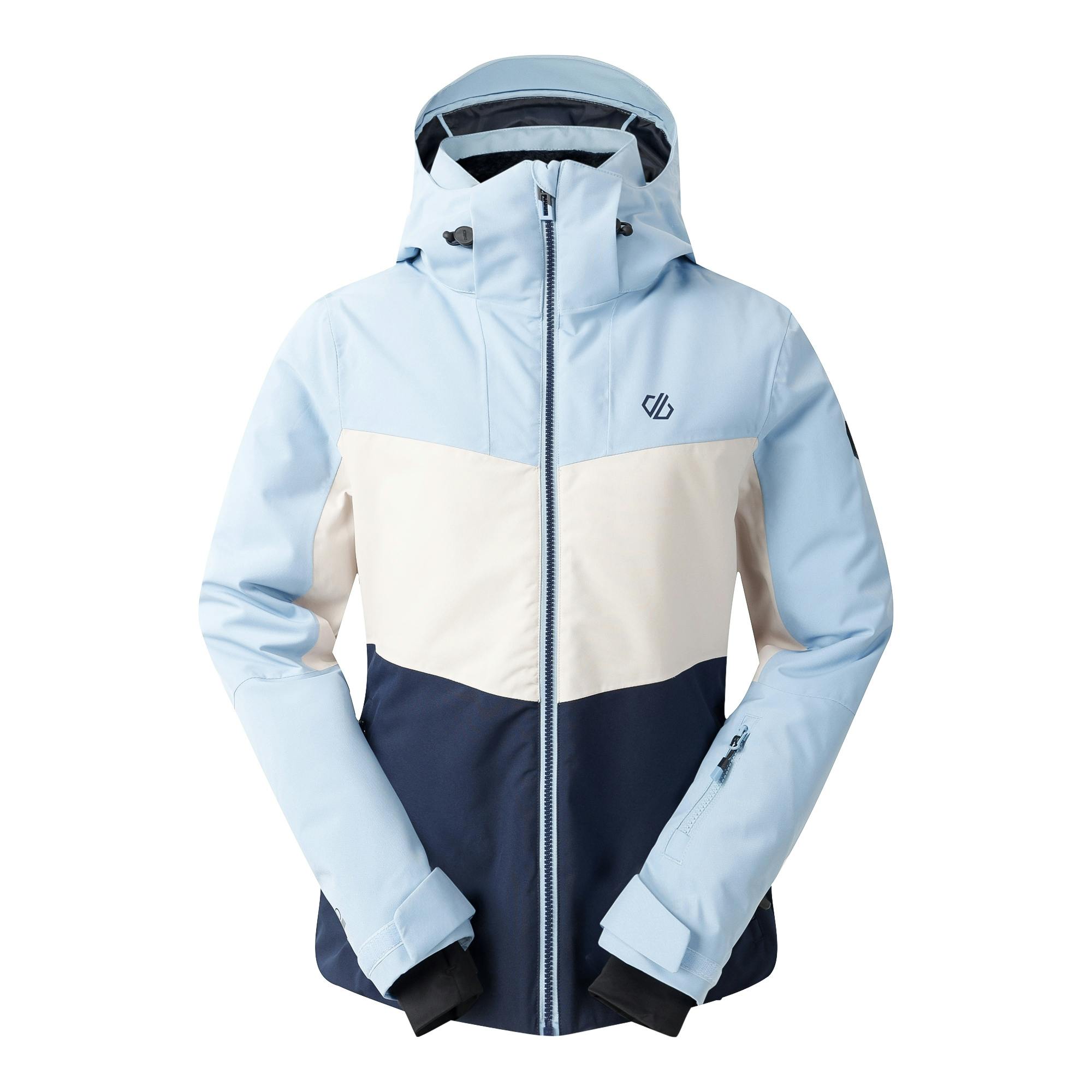 Dare 2B Women's Iced Waterproof Ski Jacket - Glacier Lake/Navy - 18 Uk - Glacier Lake/Navy - 100% Recycled Polyester