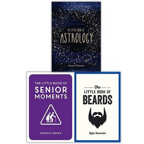 Summersdale Publishers Light The Little Book Collection 3 Books Set Senior Moments Beards Astrology