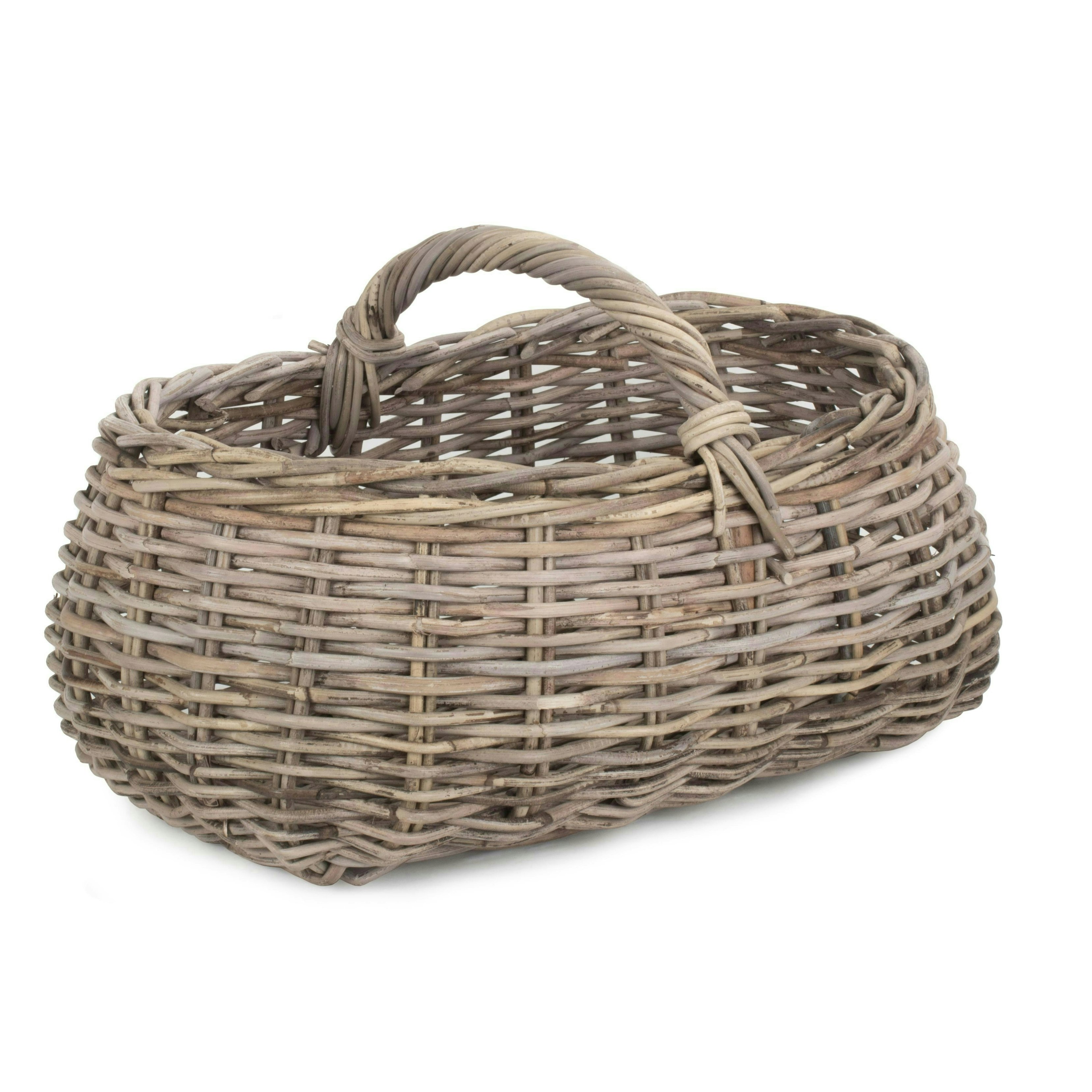 Red Hamper Red/Grey/Brown Hamper Rattan Market Log Basket
