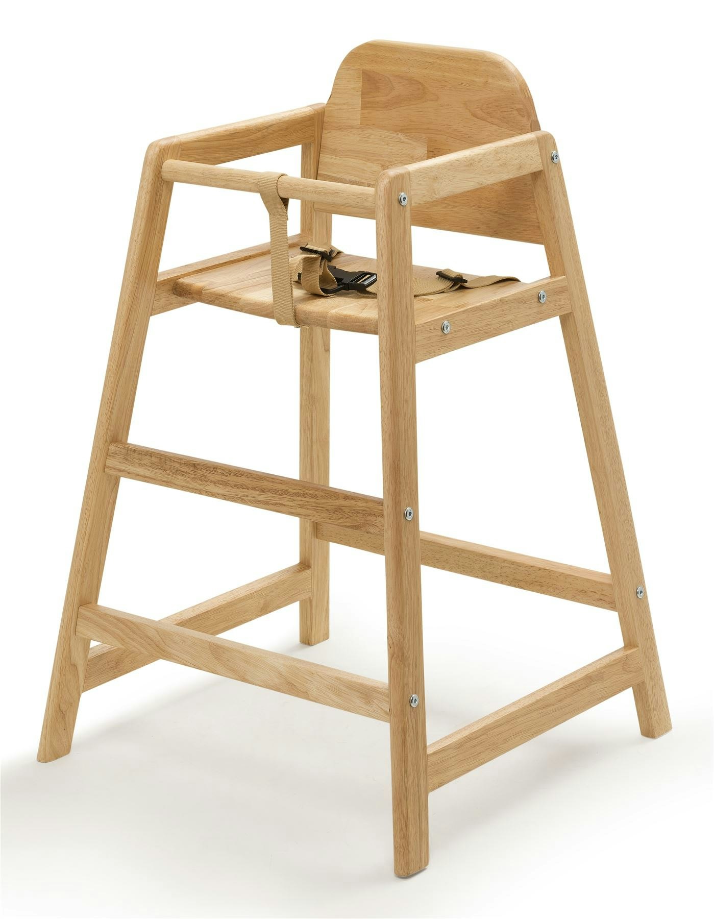 Safetots Grey/Black Simply Stackable Wooden High Chair, Natural, Highchair For Baby And Toddler, Stylish And Practical