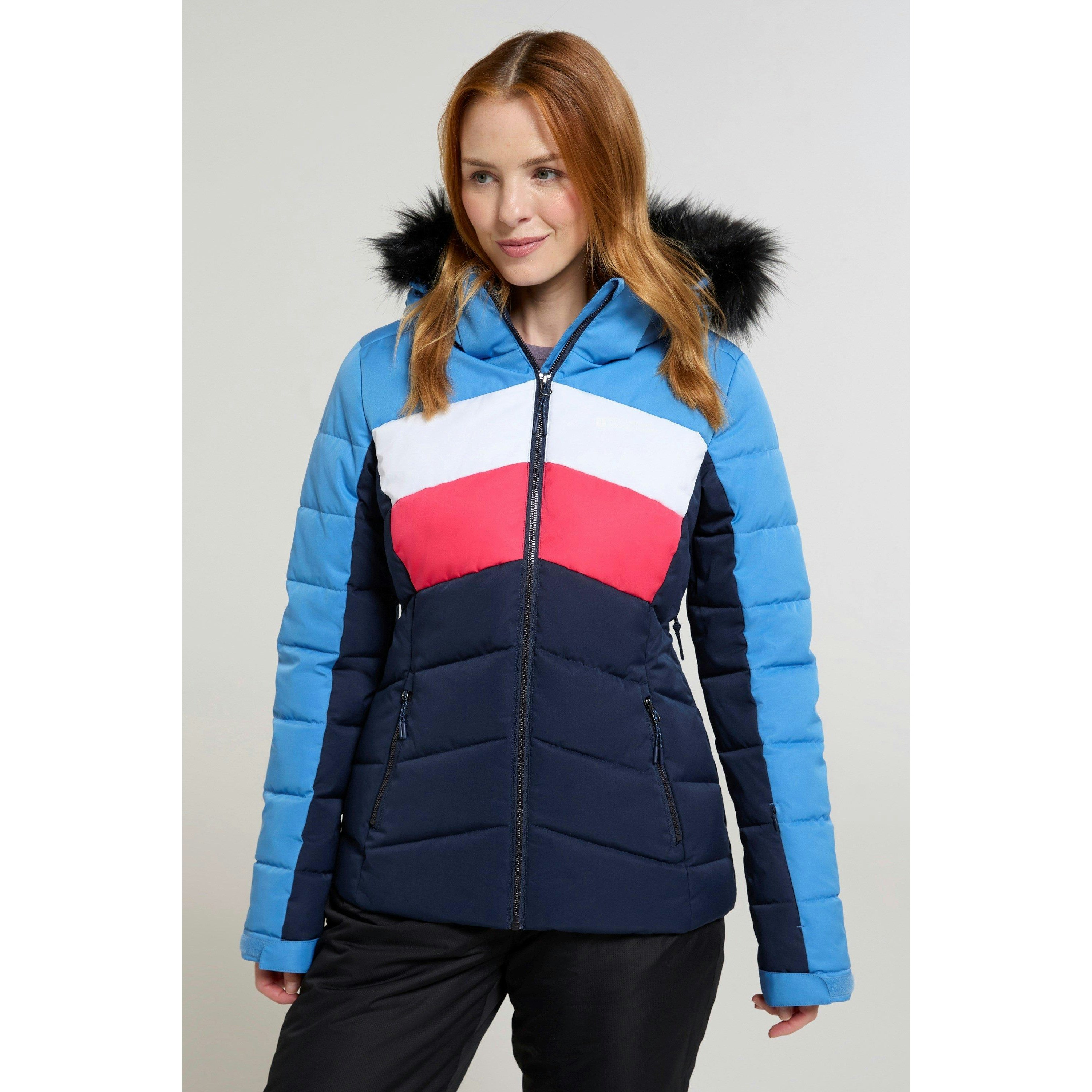 Mountain Warehouse Women's Blue Cascade Padded Ski Jacket - - - Size 16 Uk