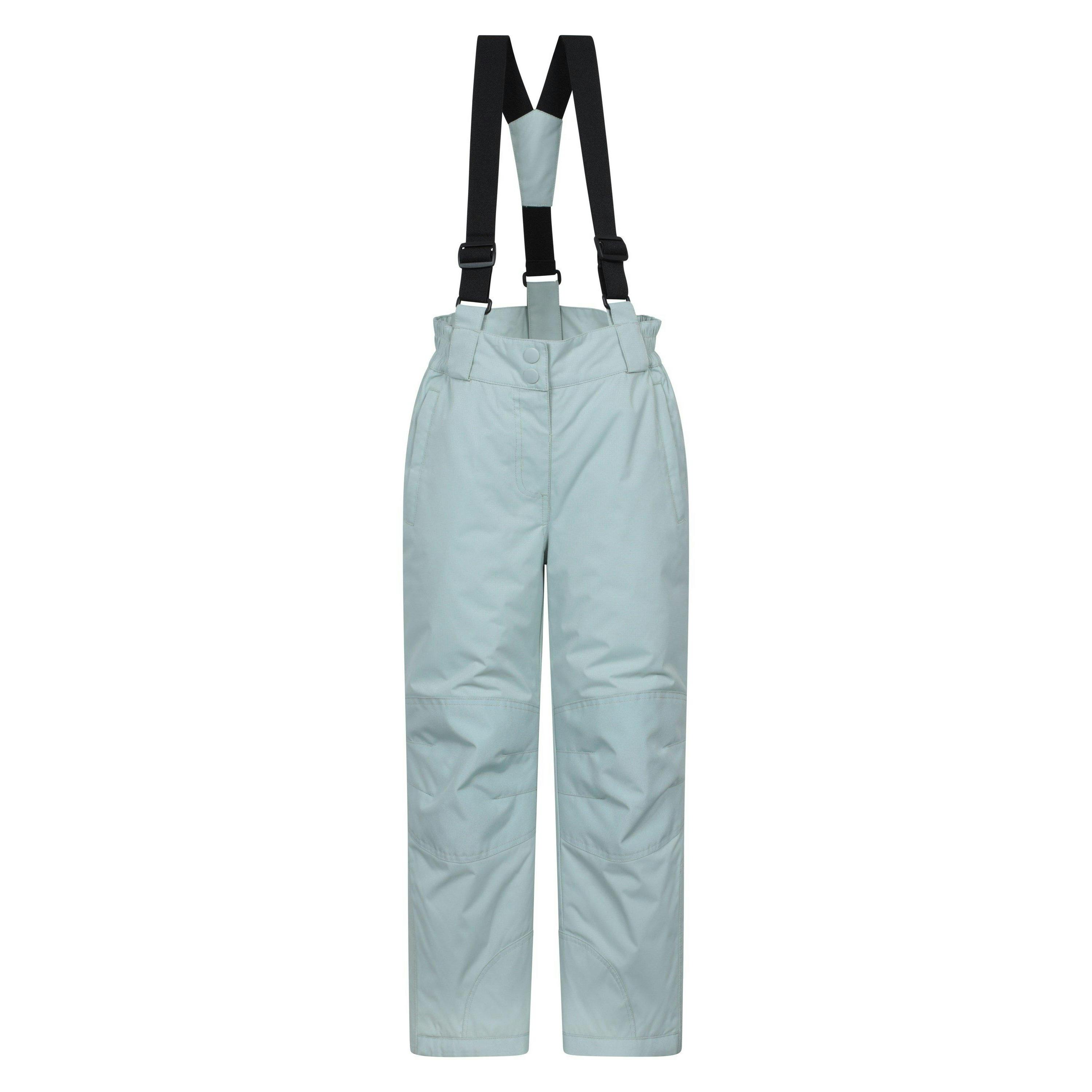 Mountain Warehouse Green Kids Honey Ski Trousers - Pale - 9-10 Years - Pale - 100% Polyester