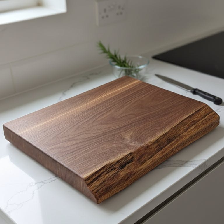 Rackhams Grain Solid Walnut Chopping Board