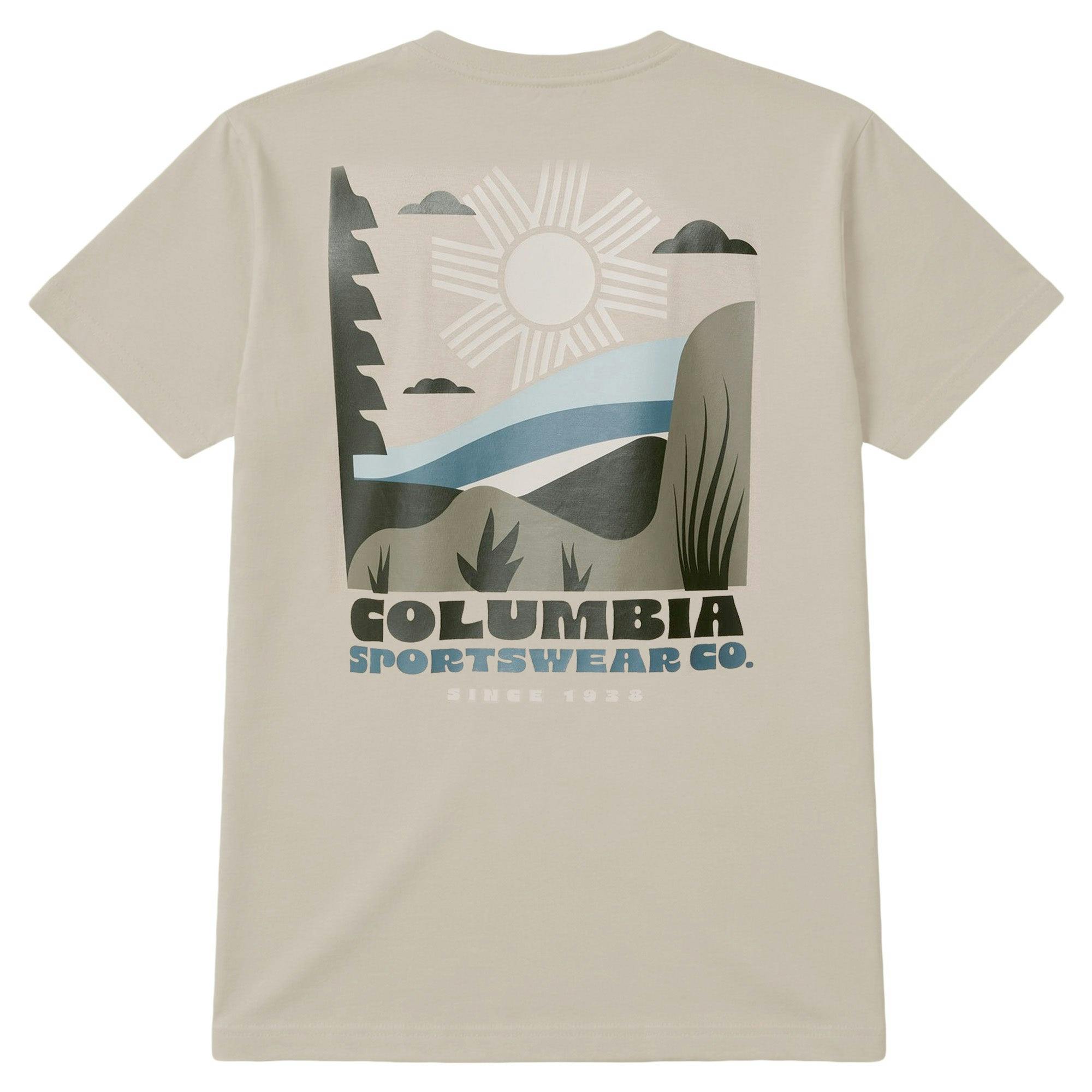 Columbia Csc Back Logo T-Shirt - Ancient Fossil/Shining Sandscape - XX-Large