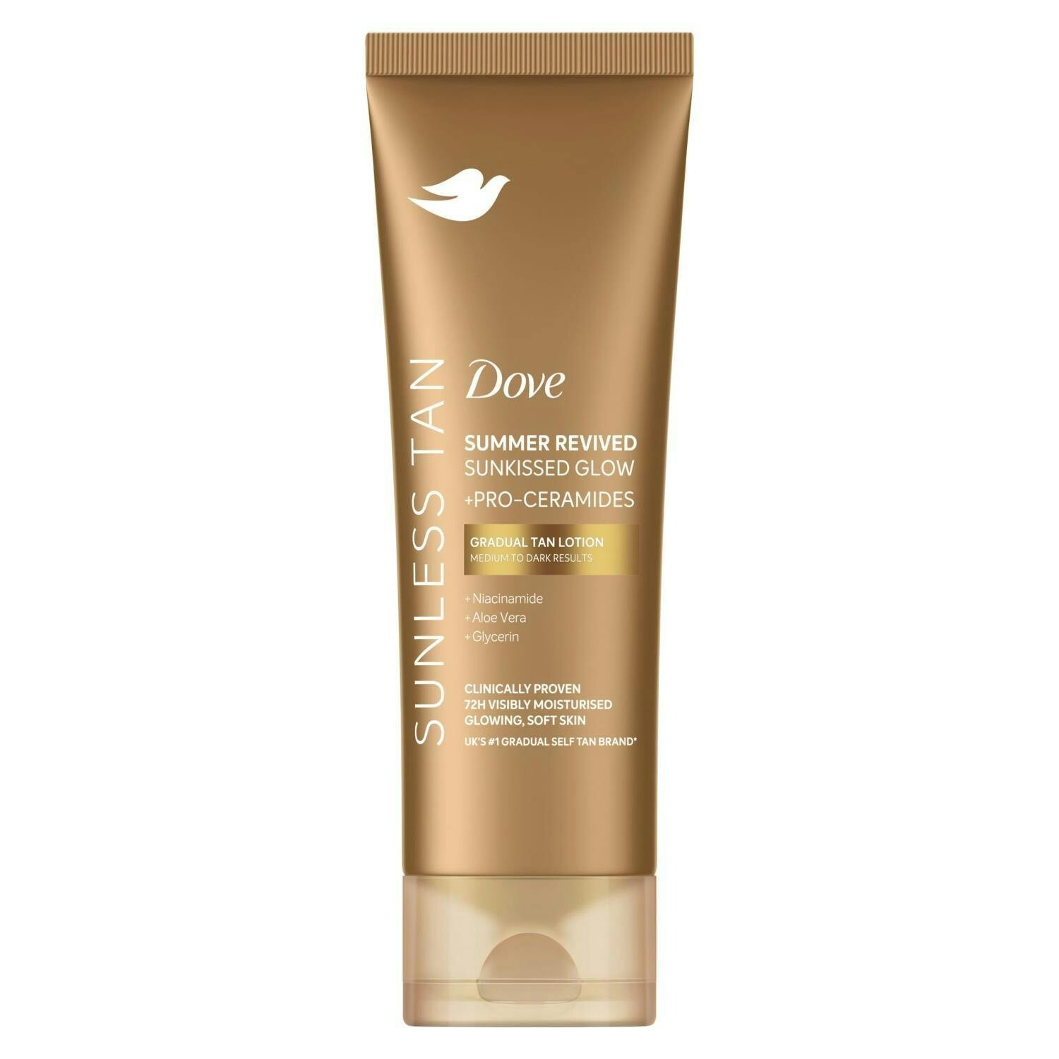 Dove Summer Revived Tanning Lotion 200Ml 12 Pack, Medium To Dark Sunkissed Glow - Image 3