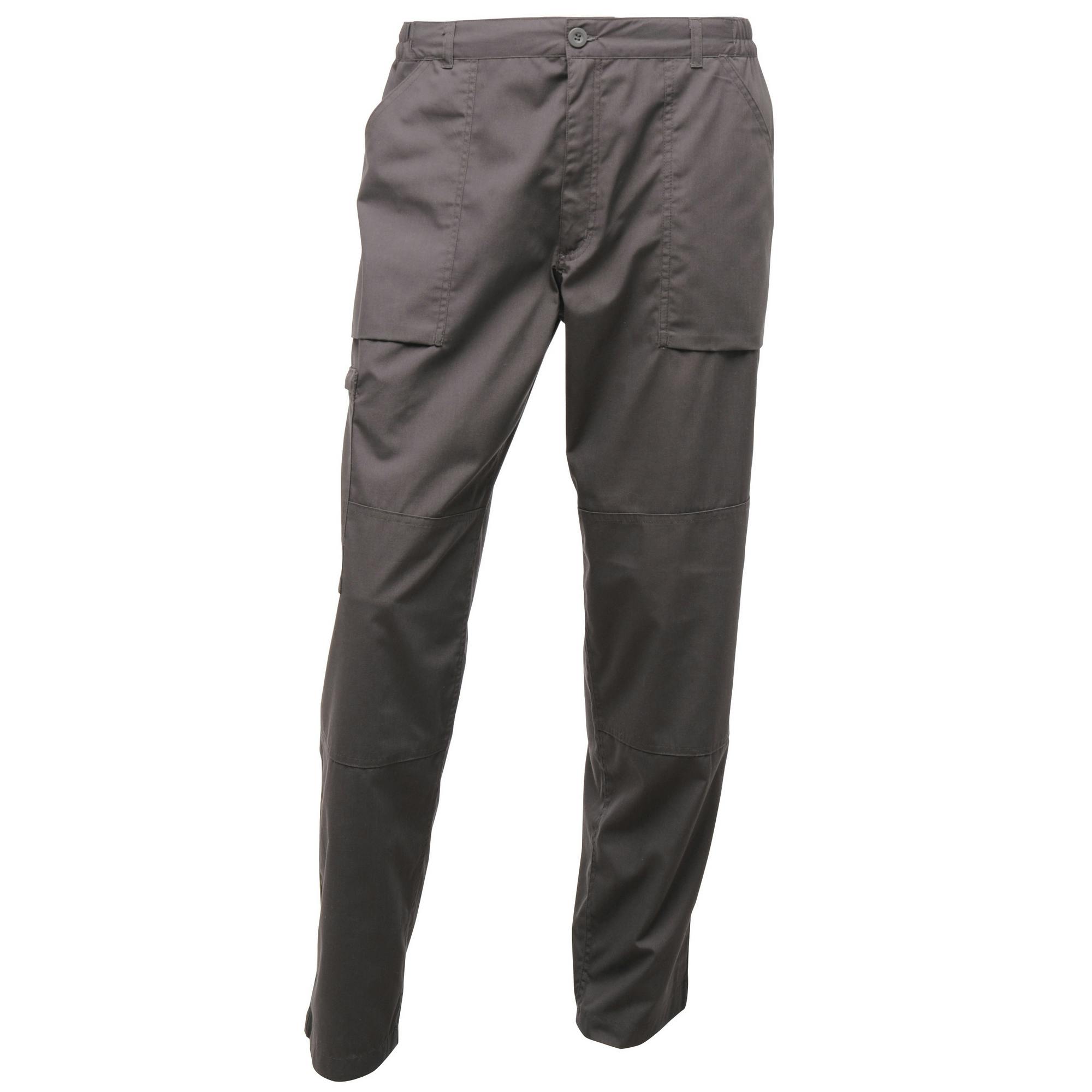 Regatta Men's Dark/Grey Sports New Action Trousers - 40 X Regular - 65% Polyester/35% Cotton