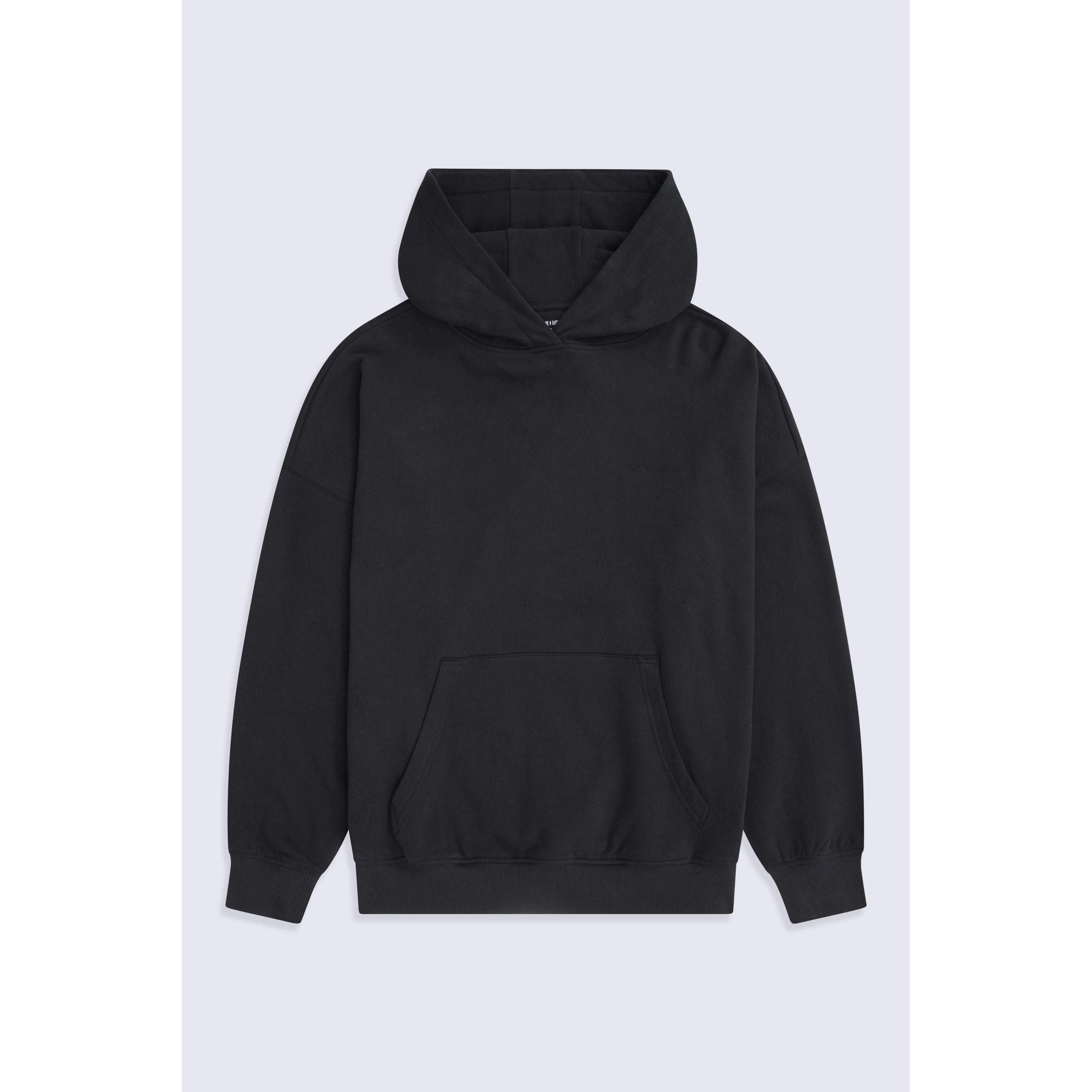 Animal Women's Black Idol Drop Shoulder Hoodie - Jet - Xl - Jet - 100% Organic Cotton