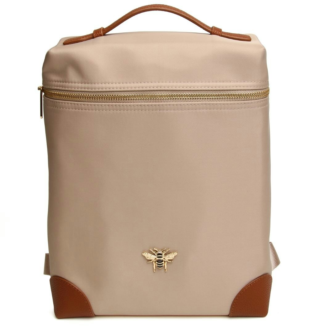 Alice Wheeler Gold Primrose Bee Lightweight Backpack - Stone