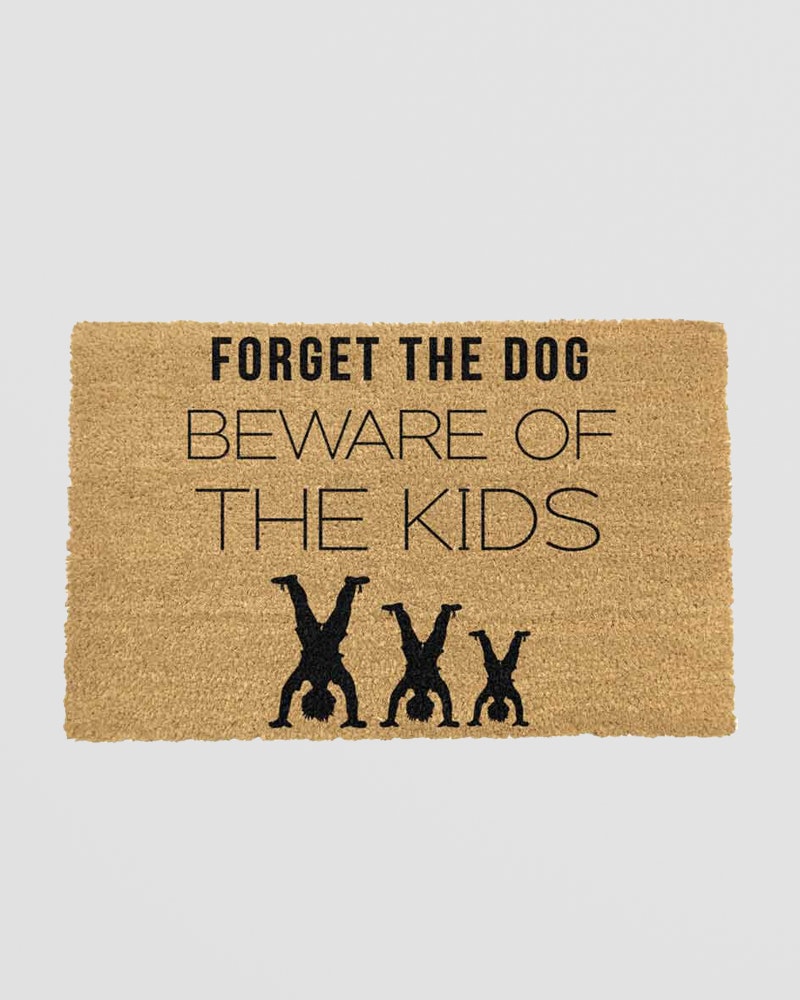 Rackhams Light Forget The Dog, Beware Of The Kids Doormat