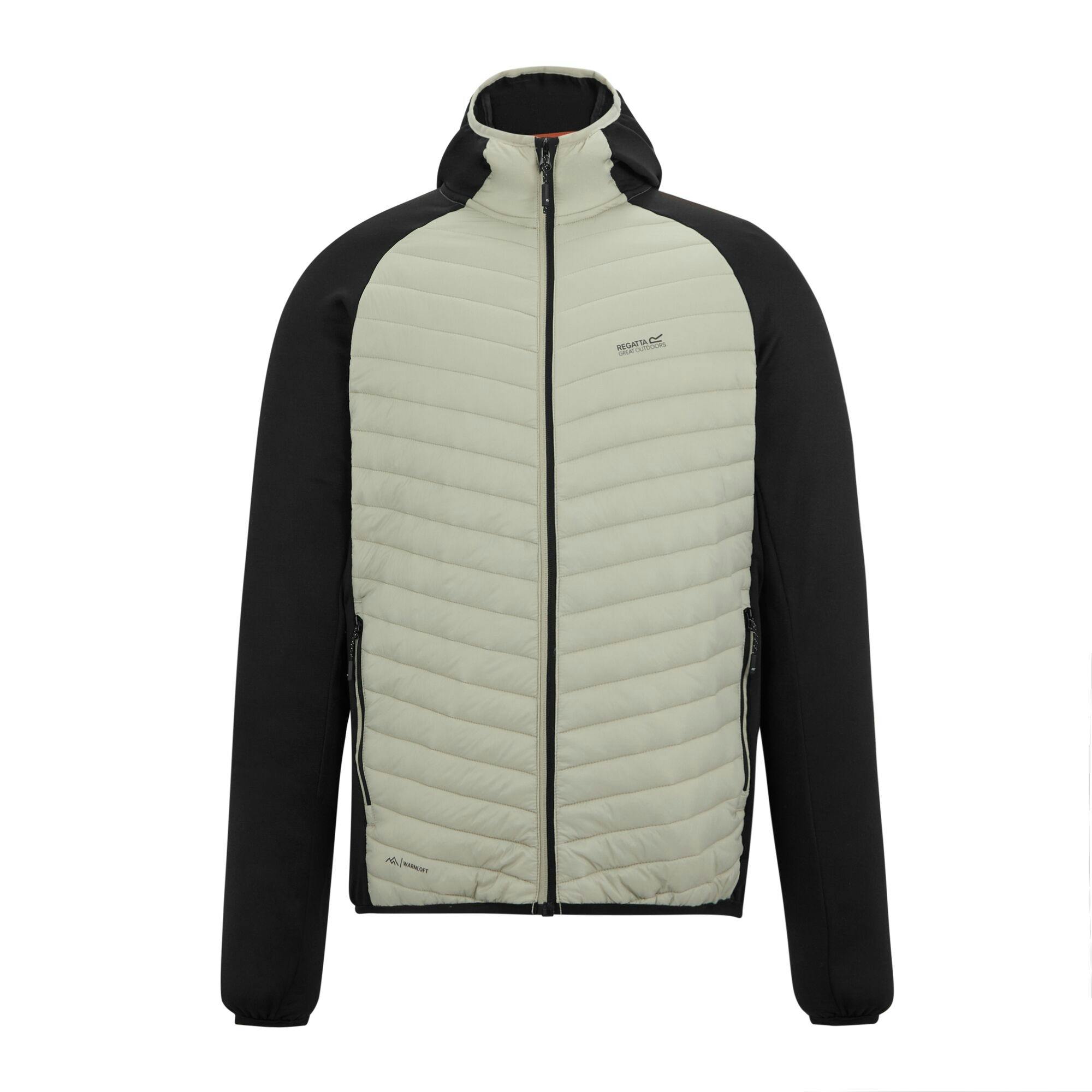 Regatta Men's Black Andreson Hybrid Jacket - Abbeystone/ - 3XL - Abbeystone/ - 100% Mixed