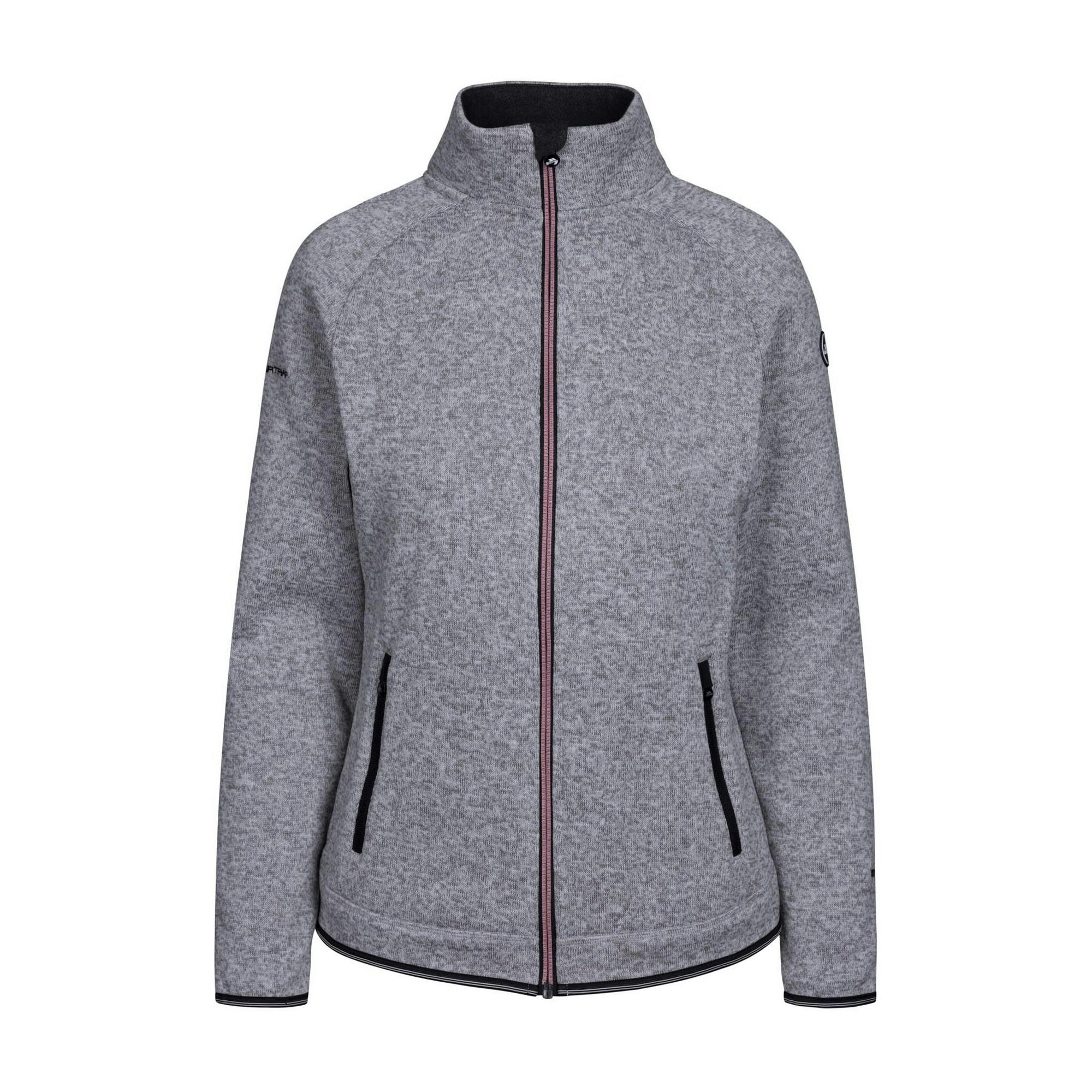 Trespass Women's Grey Toddy At200 Fleece Jacket - Marl - M - Marl - 100% Polyester