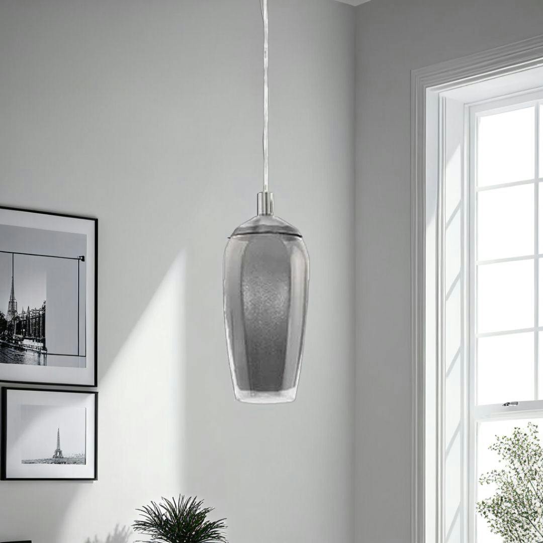 Pagazzi Lighting Light Pagazzi Ing Stephie Pendant Ceiling Satin Nickel