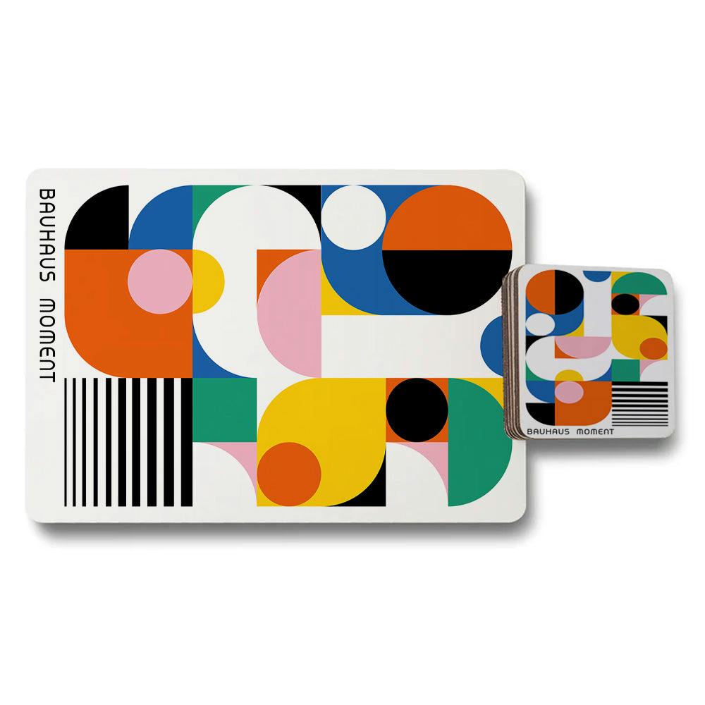 Rackhams 12 Placemats And Coasters 11 By 8 Inch 3.7 Coasters Designer Artwork Wood Bottom