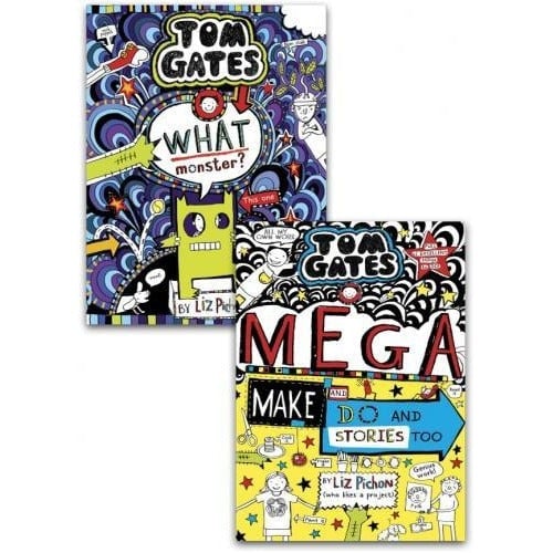 Scholastic Tom Gates 2 Books Collection Set By Liz Pichon