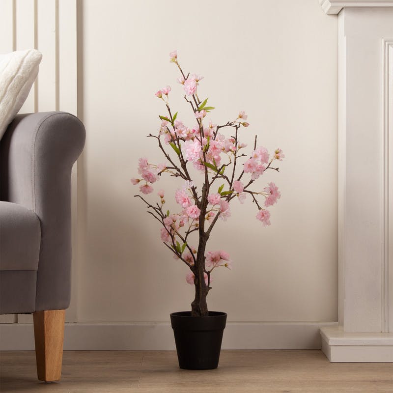 Scottish Everlastings Pink 80Cm Cherry Blossom Tree