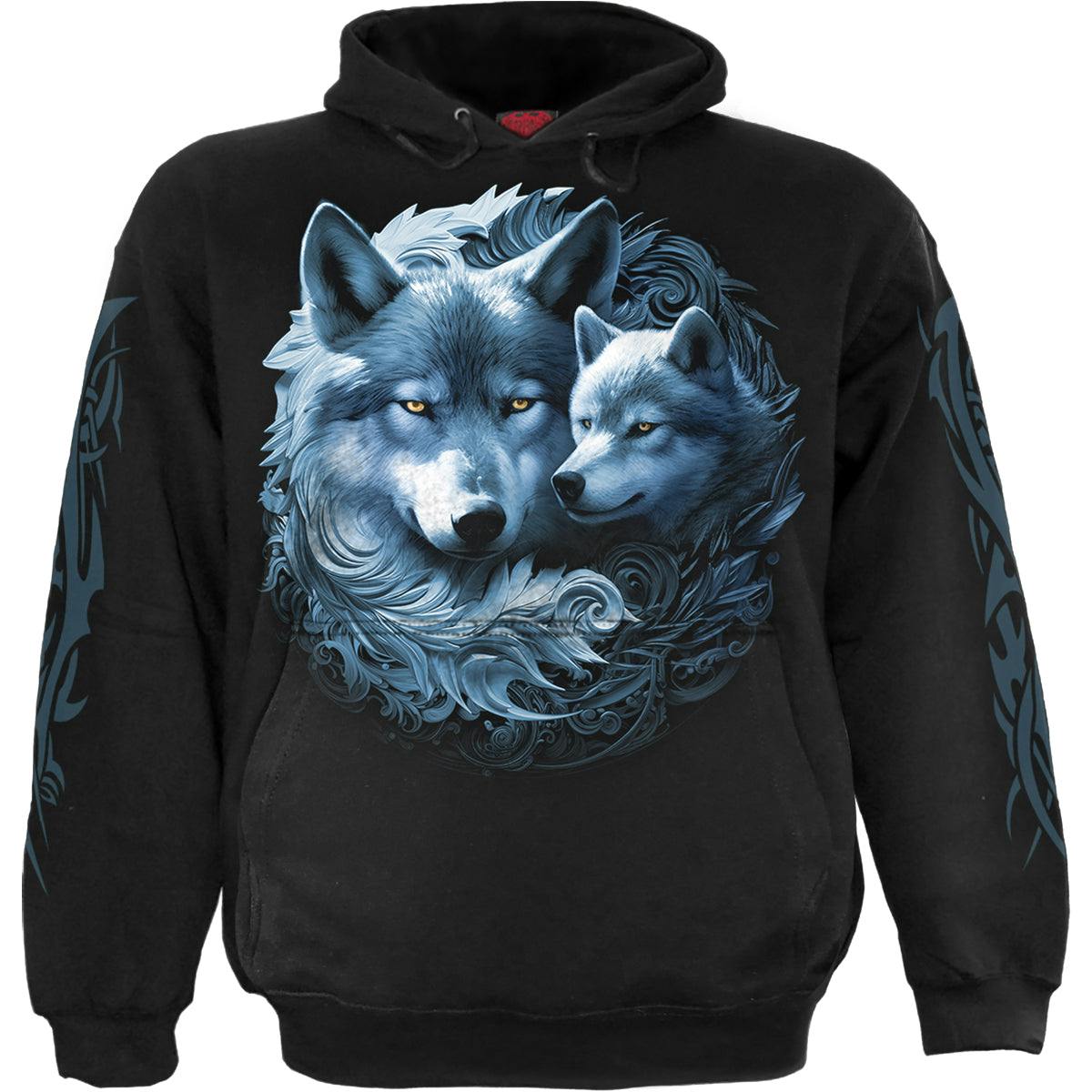 Spiral Direct Black Wolf Guardian - Hoody - M