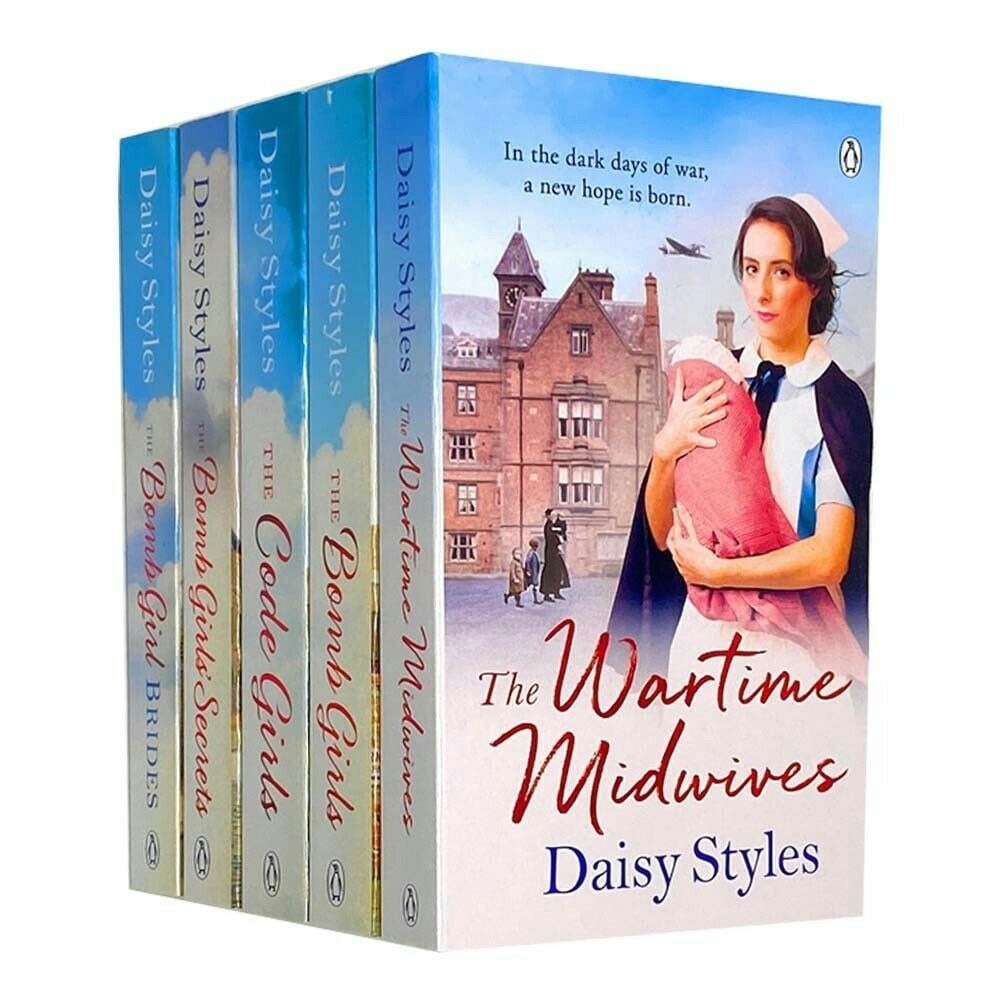 Penguin Girls Daisy Styles 5 Books Set Collection Bomb The Code Wartime Midwives