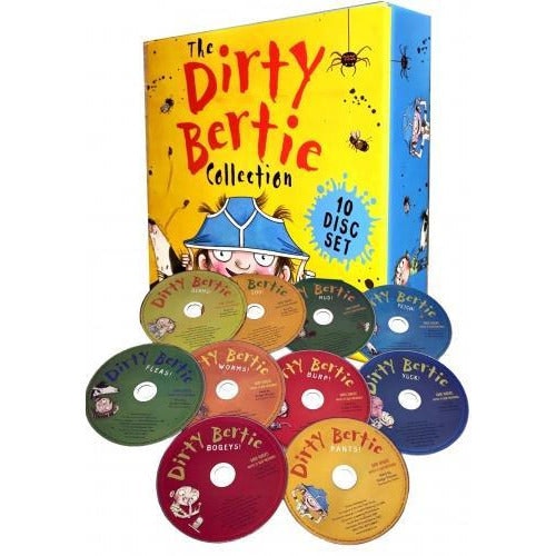 Books4people The Dirty Bertie Audio Collection 10 Cds Box Set Pack By David Roberts And Alan Macdonald