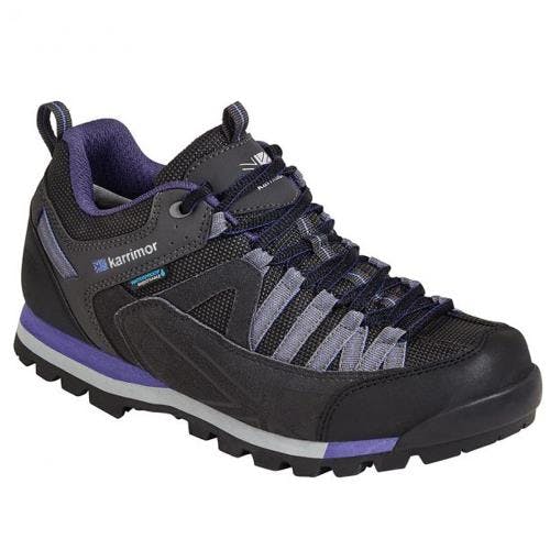 Coolandnew Women's Black/Purple Karrimor Weathertite Spike Low Rise Boots - Uk-7