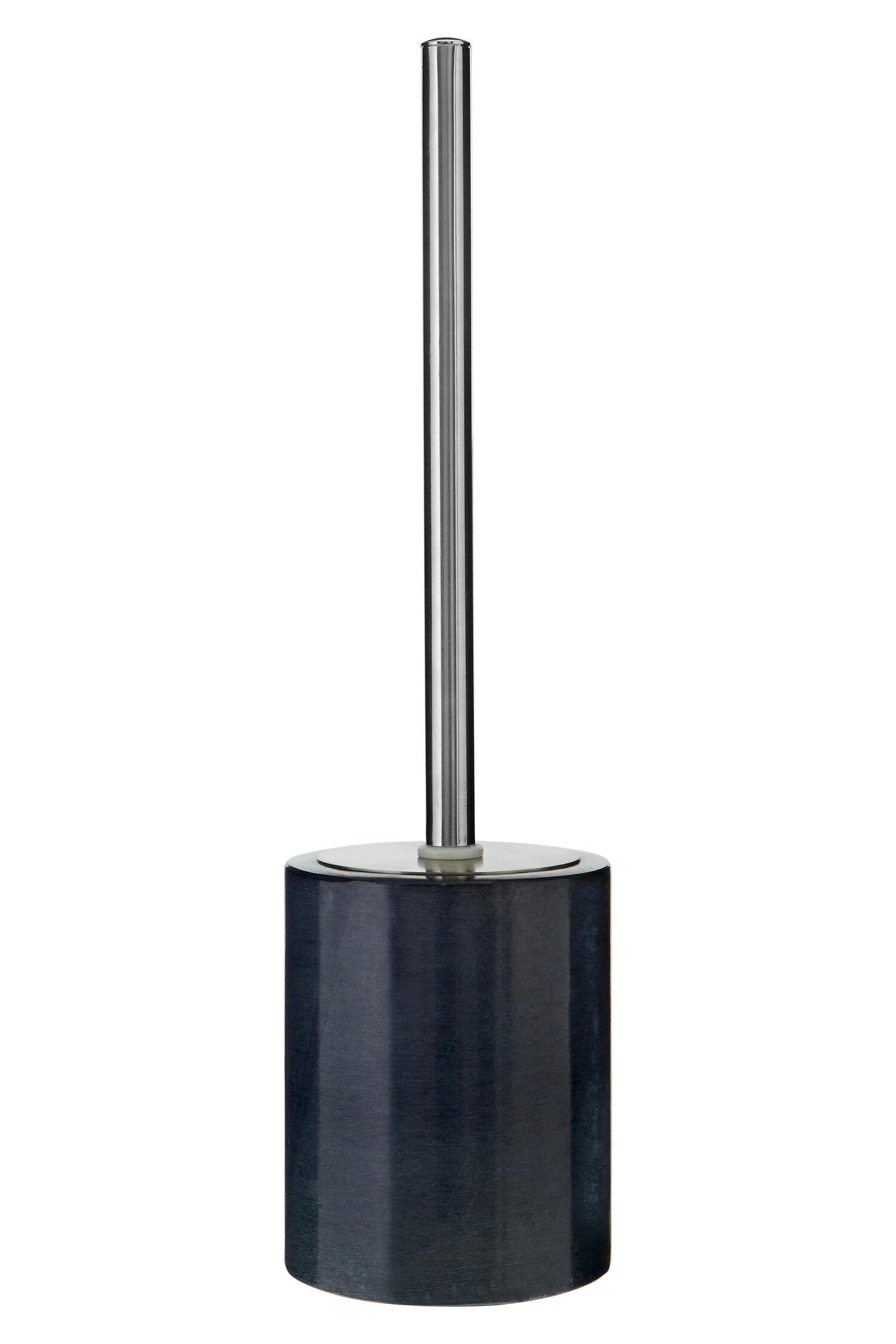 Orsina Unisex Grey Dark Toilet Brush, Marble Effect Lavatory Brush, Bathroom Toilet Scrubber Brush For Modern Interiors - Image 2