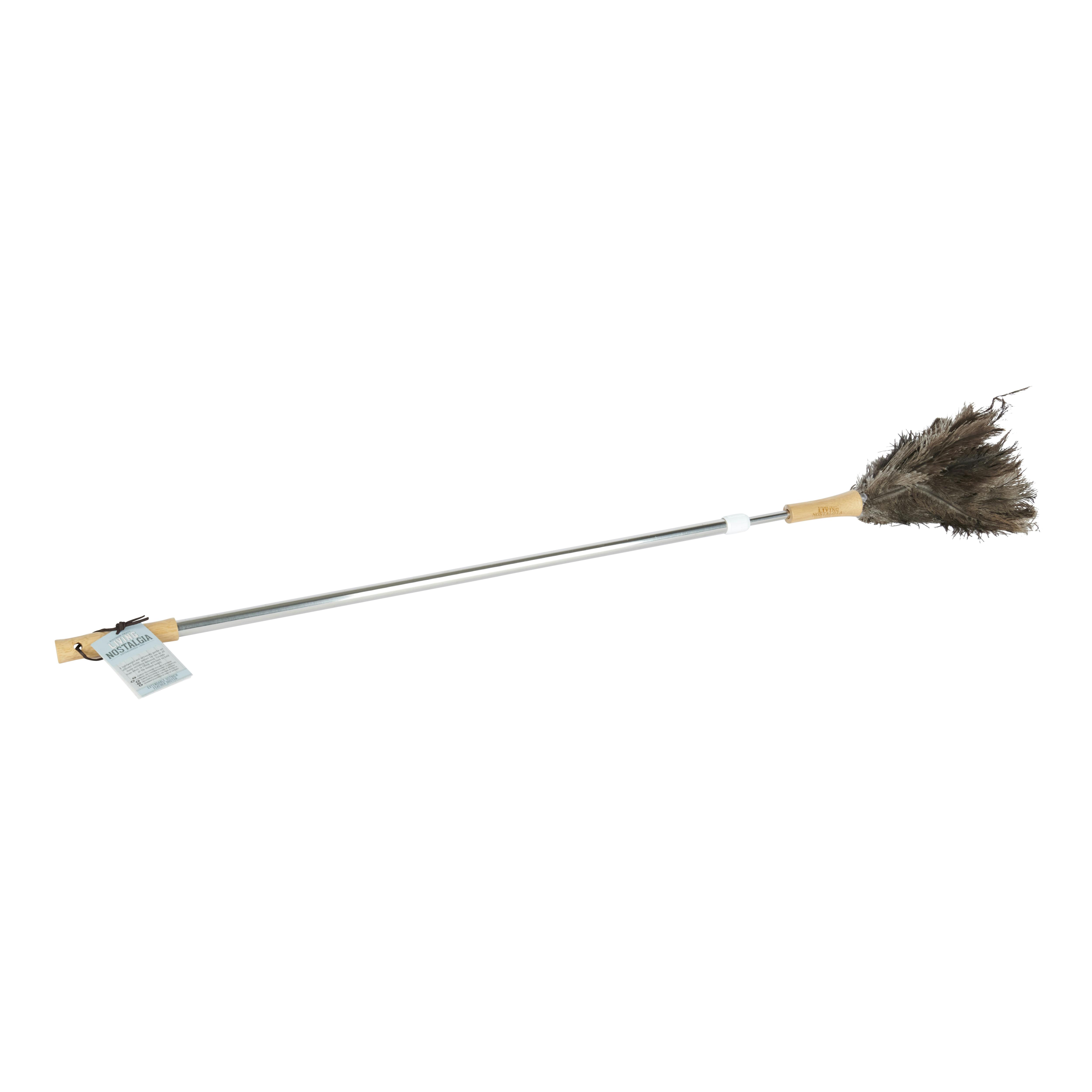 Rackhams Light Living Nostalgia Genuine Ostrich Feather Duster With Telescopic Handle - Multicolour