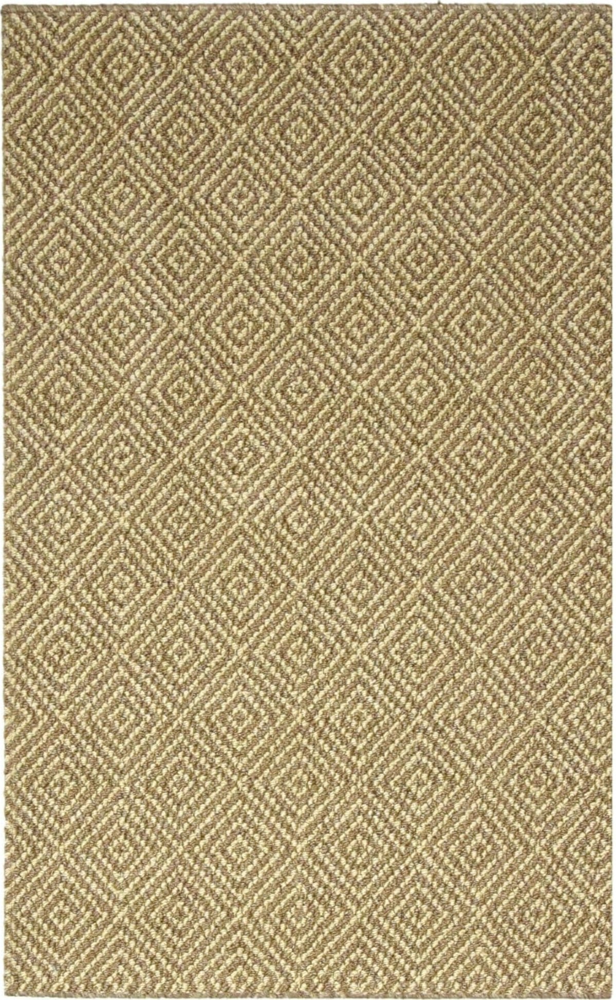 Likewise Rugs & Matting Mocha Likewise Rugs Matting Prague Diamond Washable Mat 140 X 80Cm - Image 4