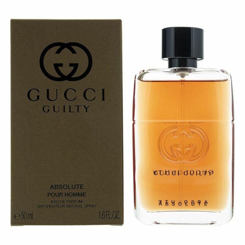 Gucci Men's Guilty Absolute Pour Homme 50Ml Eau De Parfum Edp Spray For Him