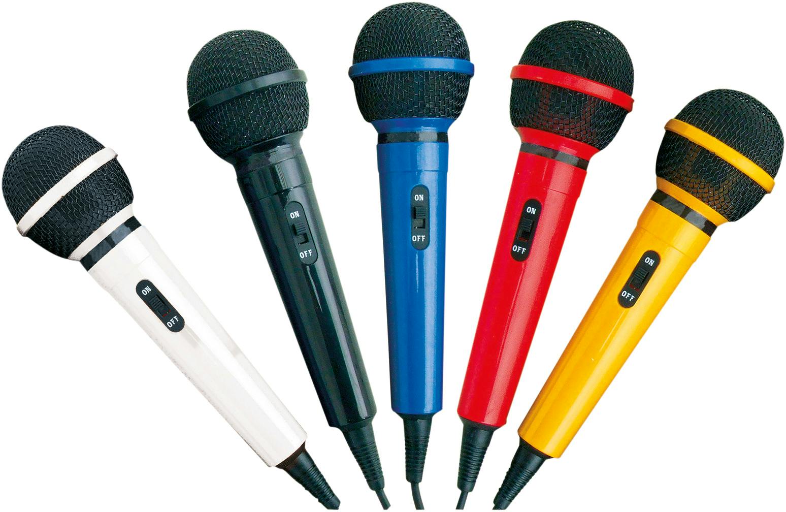 St Helens Mr Entertainer Microphone Kit With 5 Colours Of Microphones - One Size