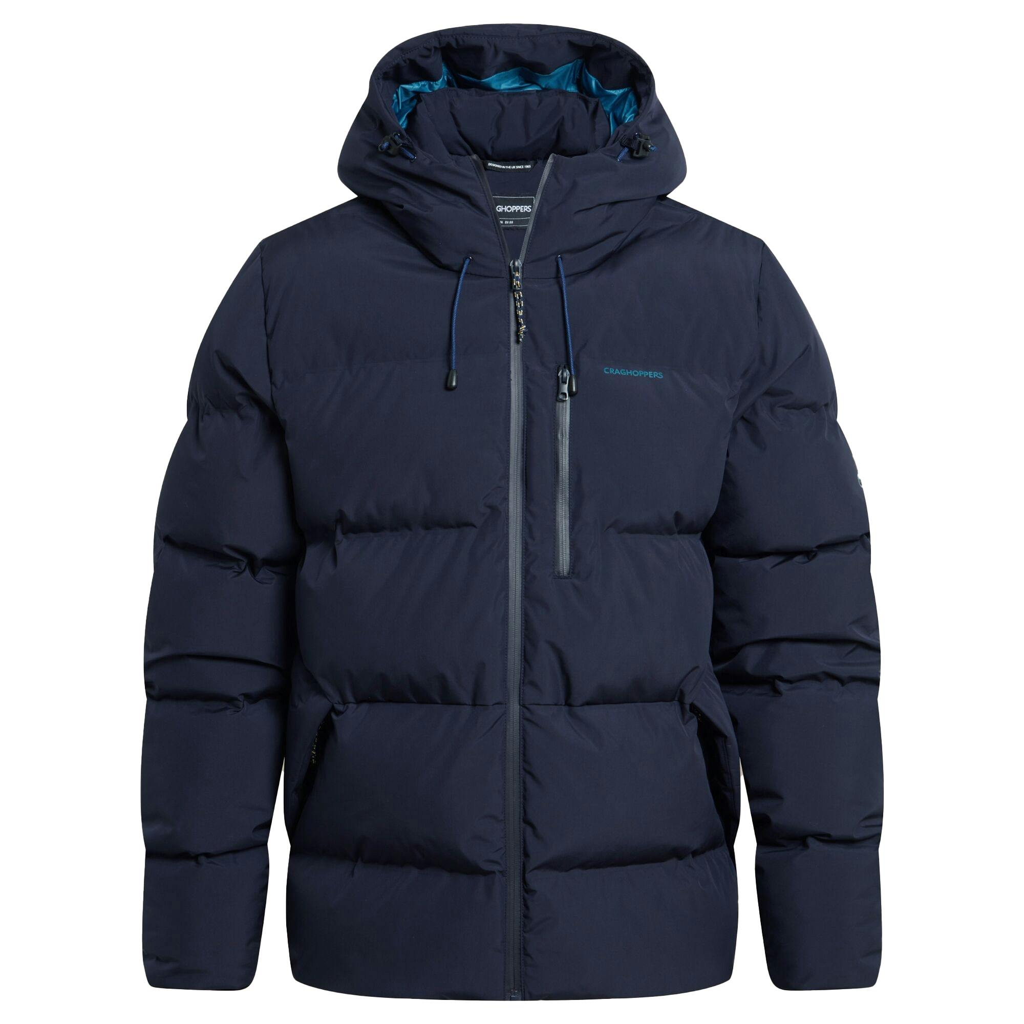 Craghoppers Men's Dark Mardale Waterproof Hooded Jacket - Navy - Xxl - Navy - 100% Recycled Polyester