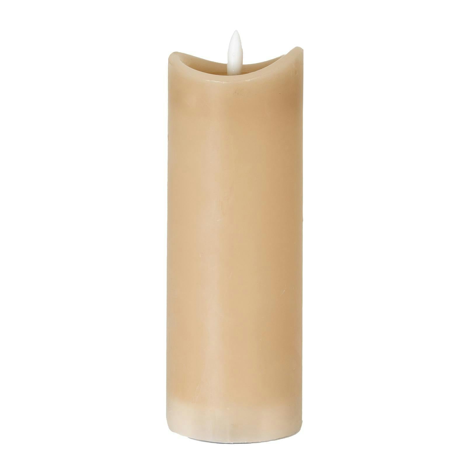 Rackhams Light Luxe Collection Led Candle (Batteries Included) - Taupe - Taupe - One Size - 100% Mixed