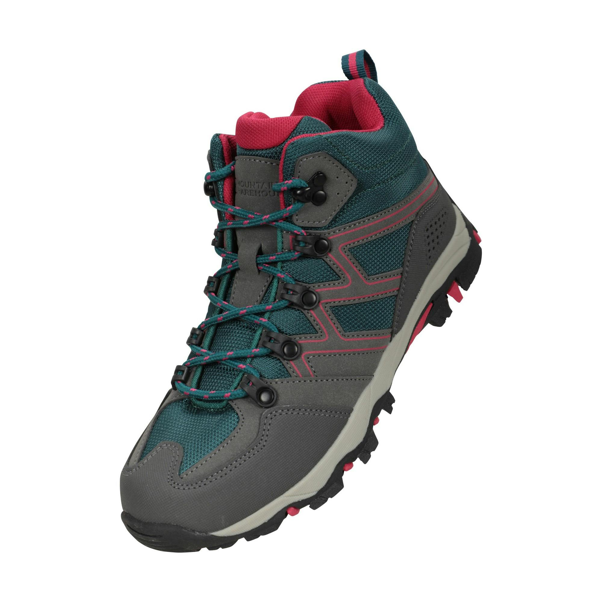 Mountain Warehouse Childrens/Kids Oscar Walking Boots - Teal - Teal - 5 Uk - 50% Textile/50% Synthetic