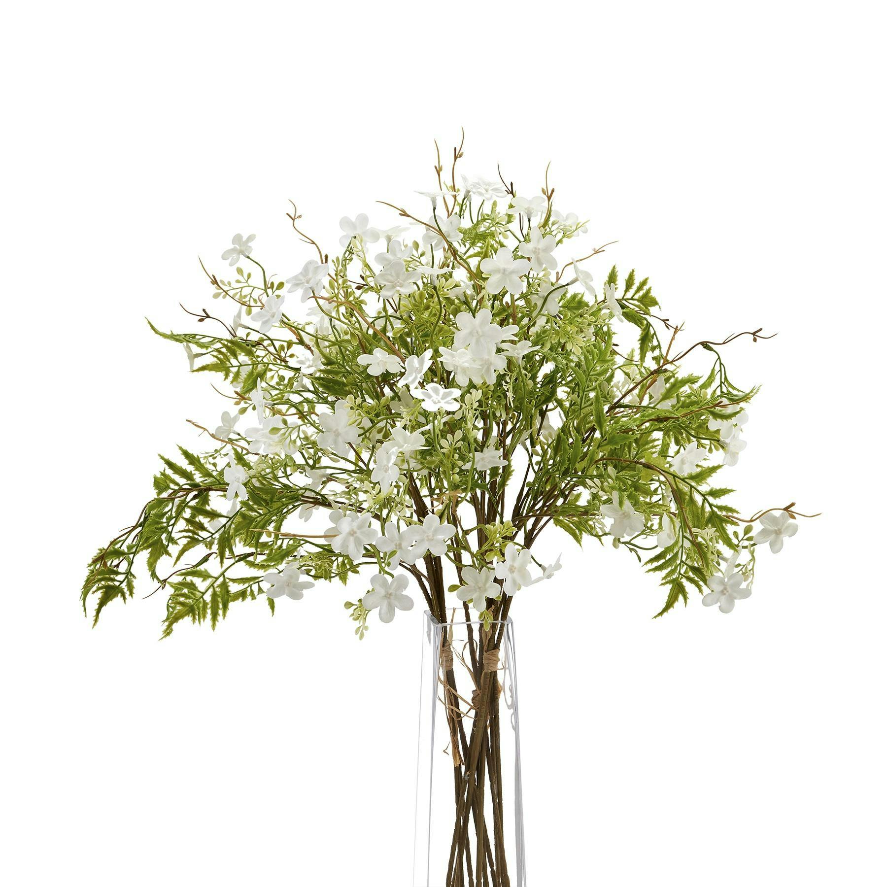 Hill Interiors Green Italian Bellflowers Artificial Flower - 63Cm X 30Cm X 30Cm - 100% Mixed