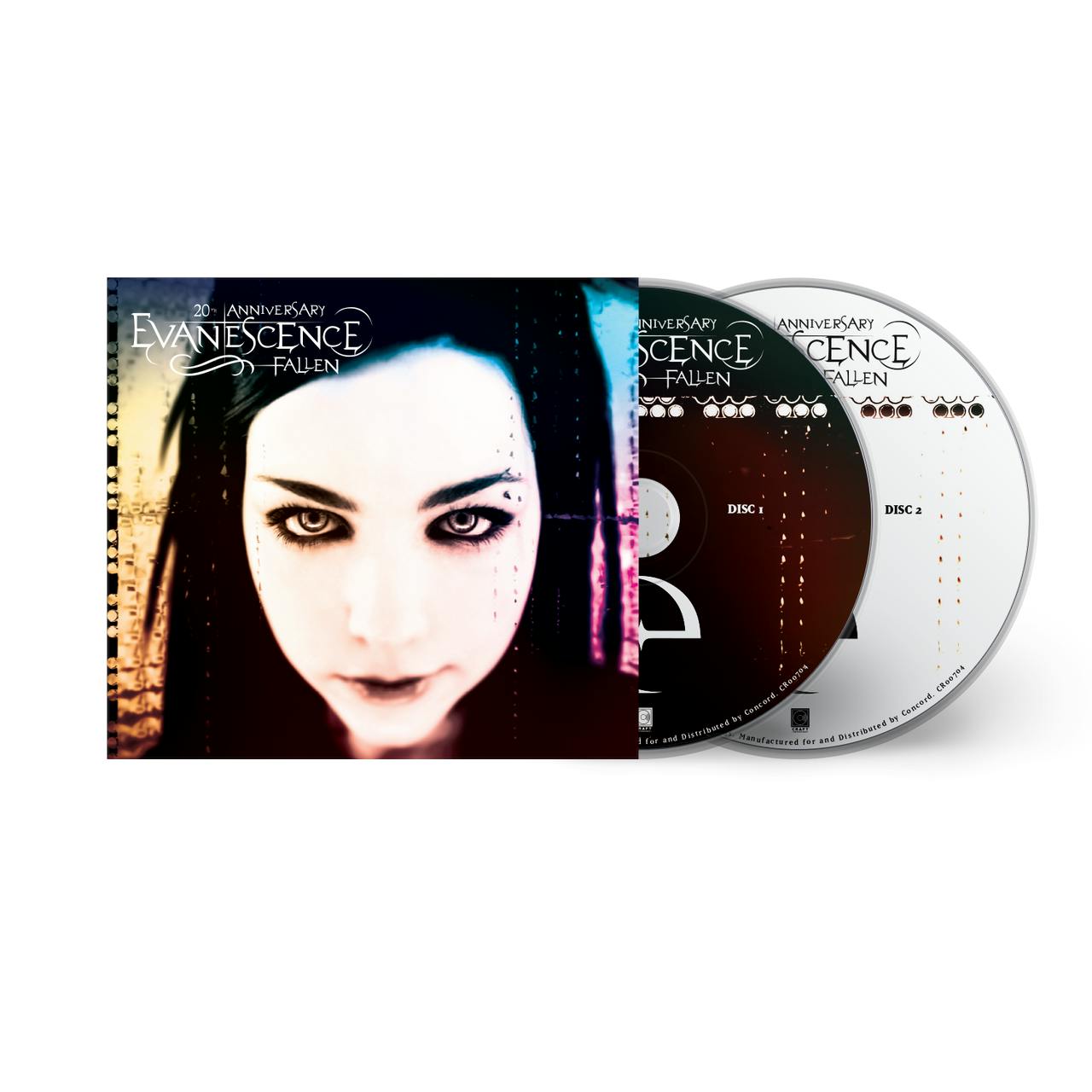 Eyesore Merch Evanescence 'Fallen' (20Th Anniversary) 2Cd Softpack